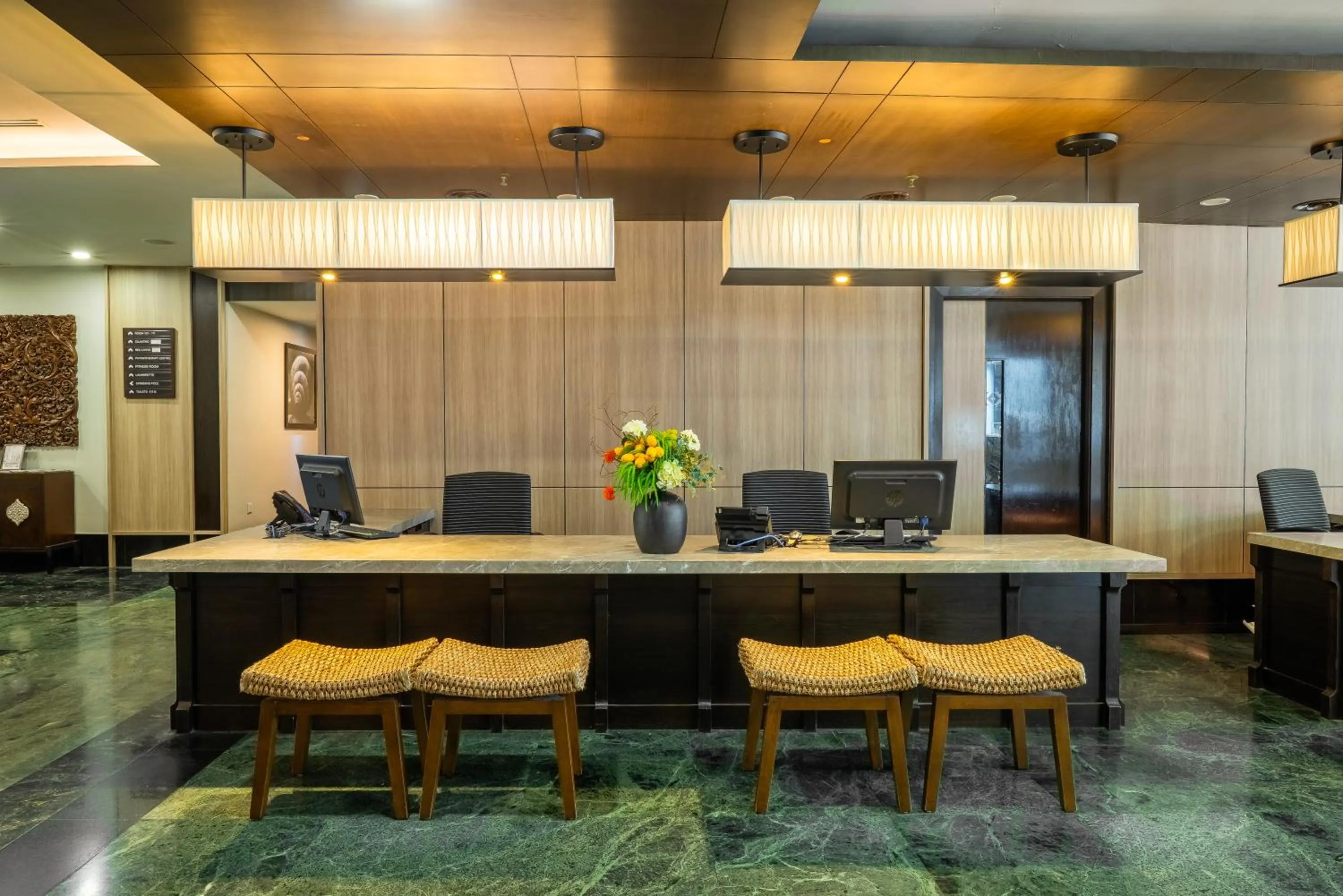 Lobby or reception in Micasa All Suites Hotel