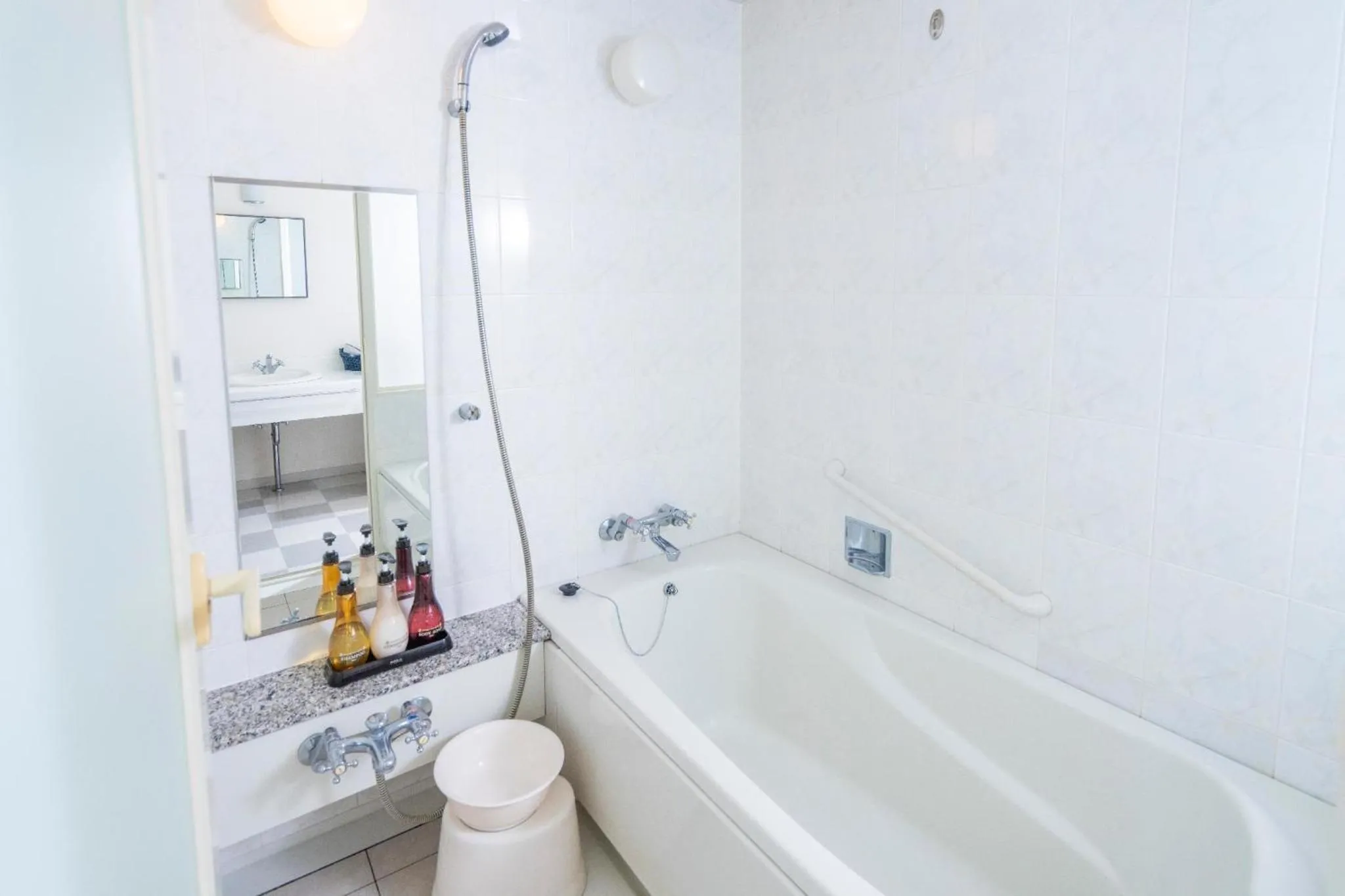 Shower in The Beach Tower Okinawa