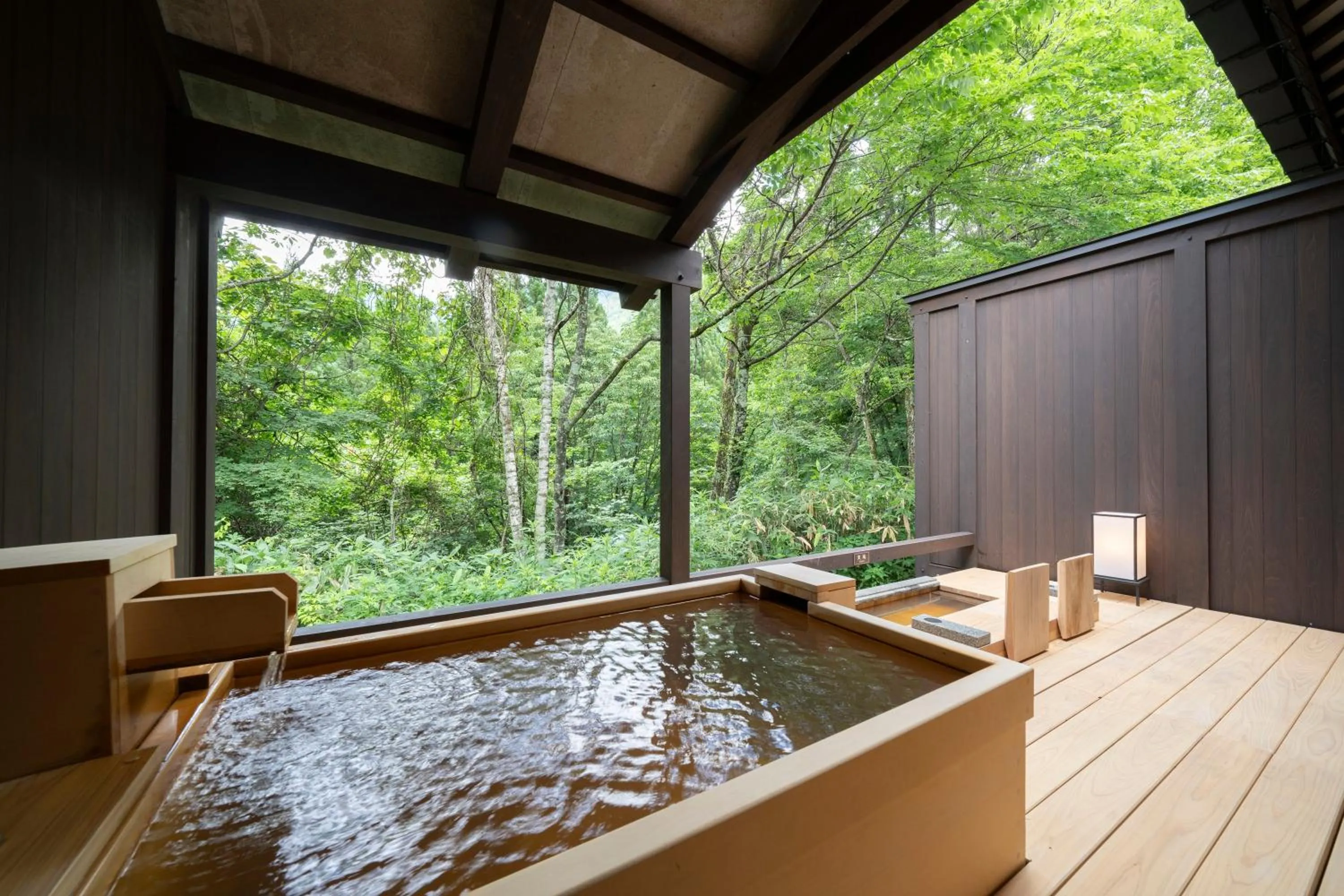 Open Air Bath in Miyama Ouan Kyoritsu Resort
