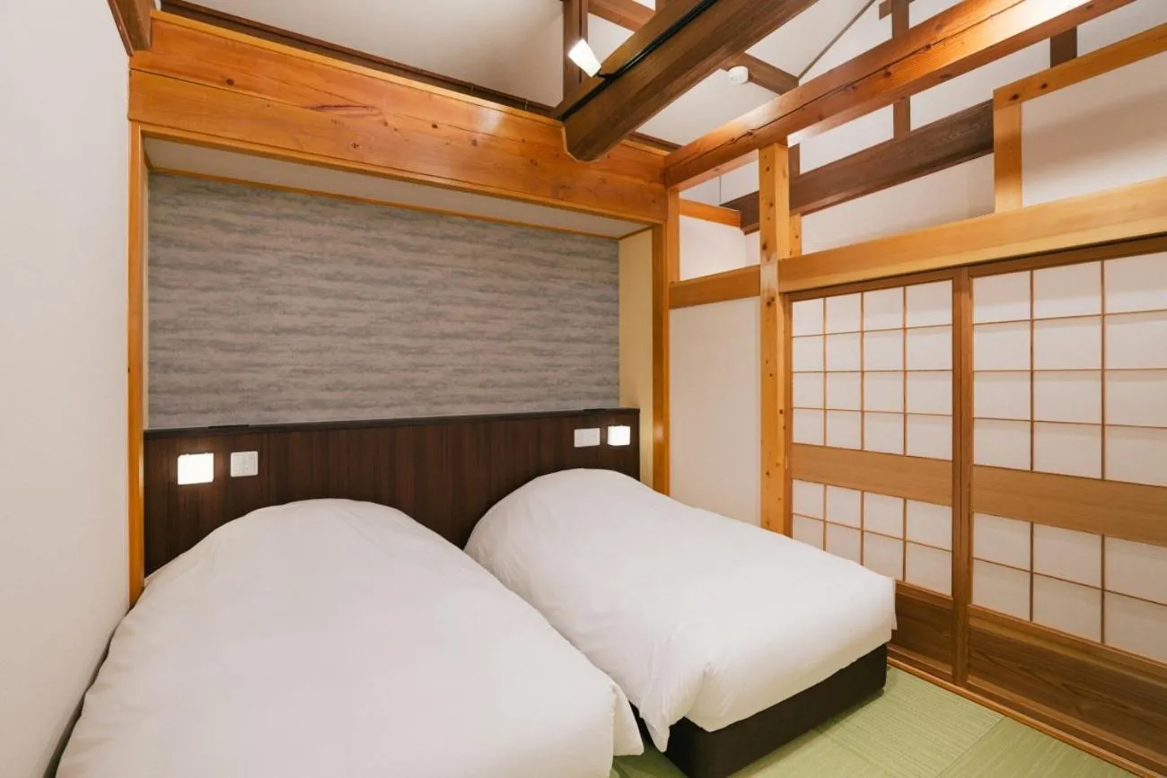 Bedroom, Bed in Miyama Ouan Kyoritsu Resort