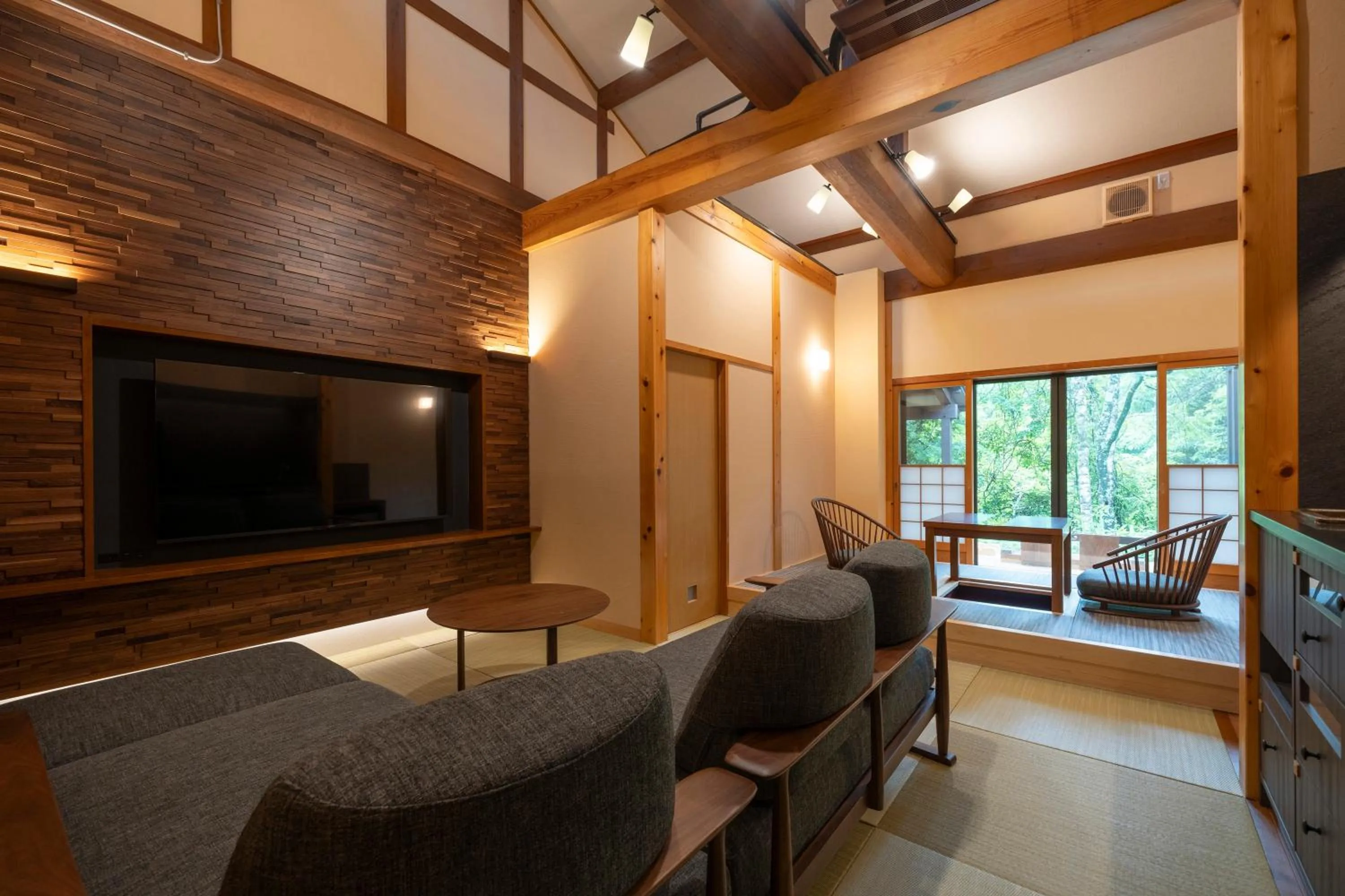 Living room in Miyama Ouan Kyoritsu Resort