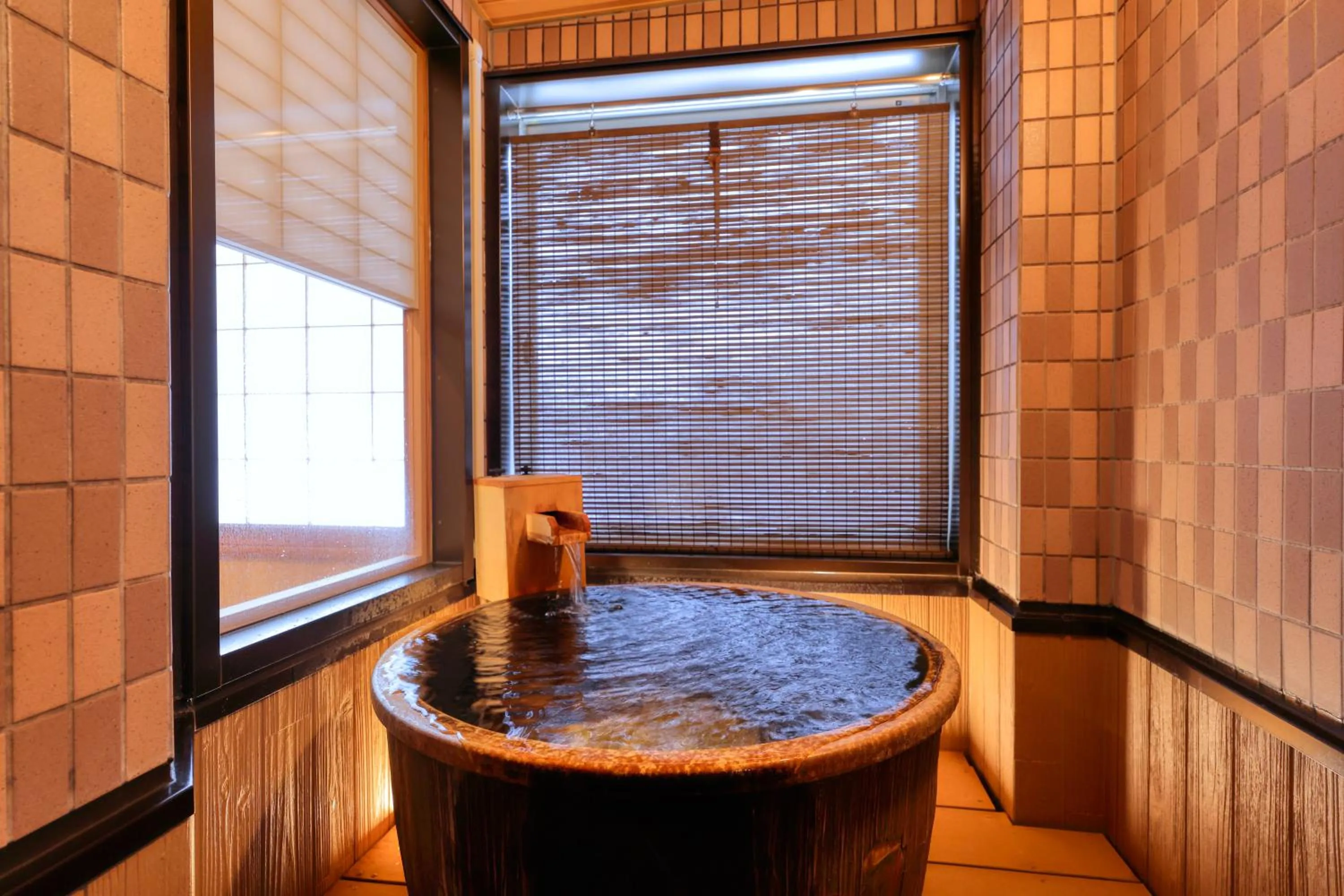 Hot Spring Bath in Miyama Ouan Kyoritsu Resort