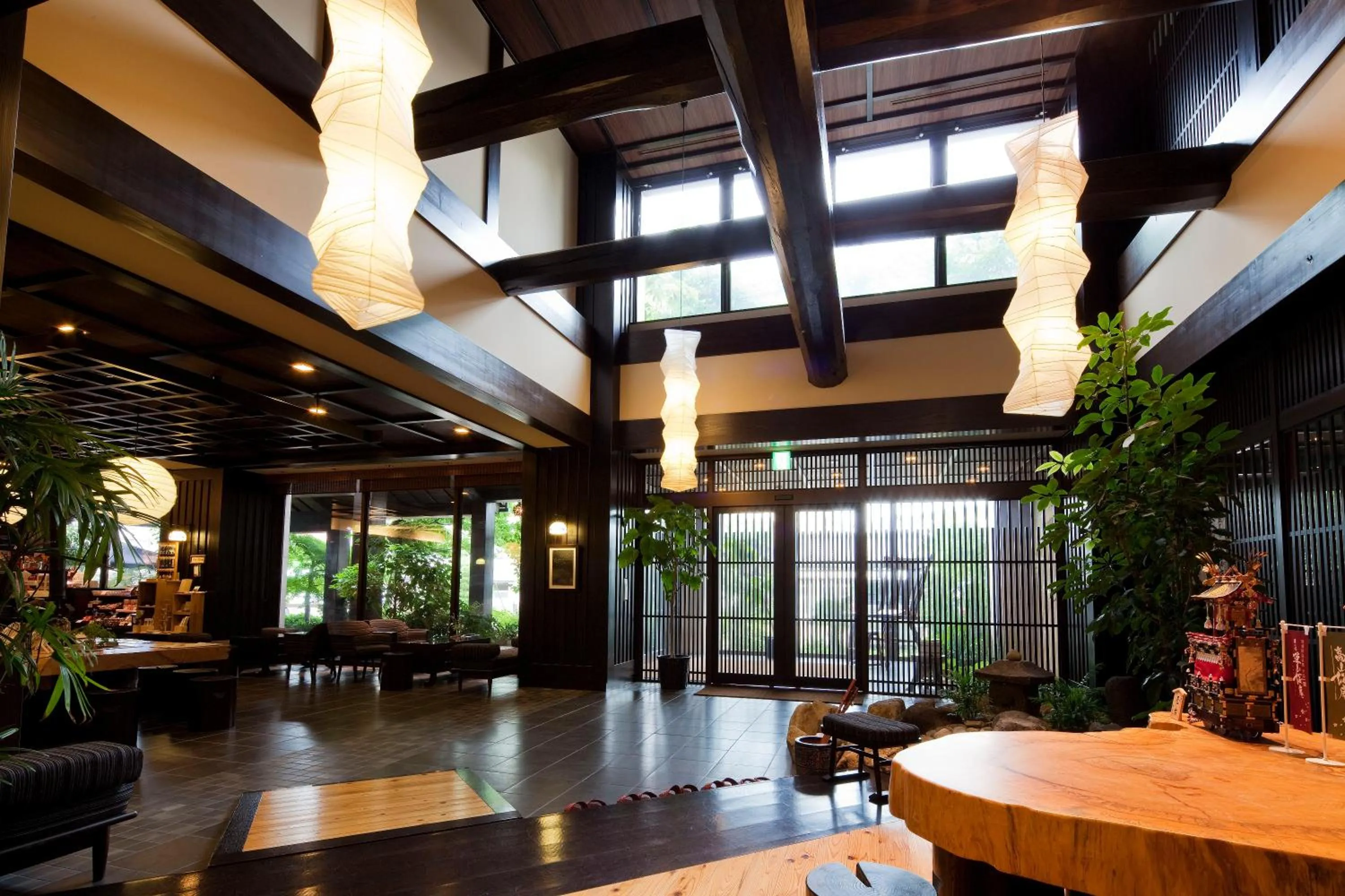 Lobby or reception in Takayama Ouan