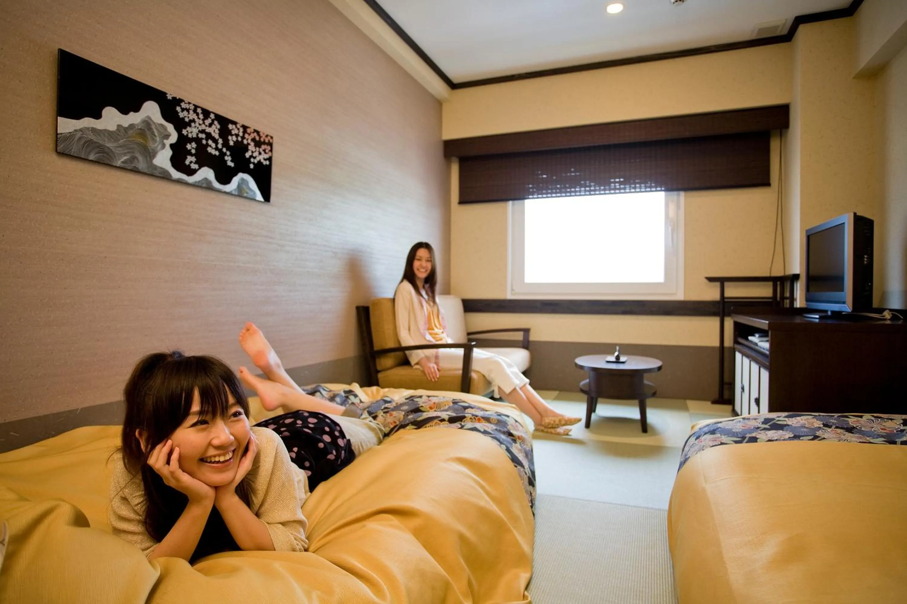 Bed in Takayama Ouan