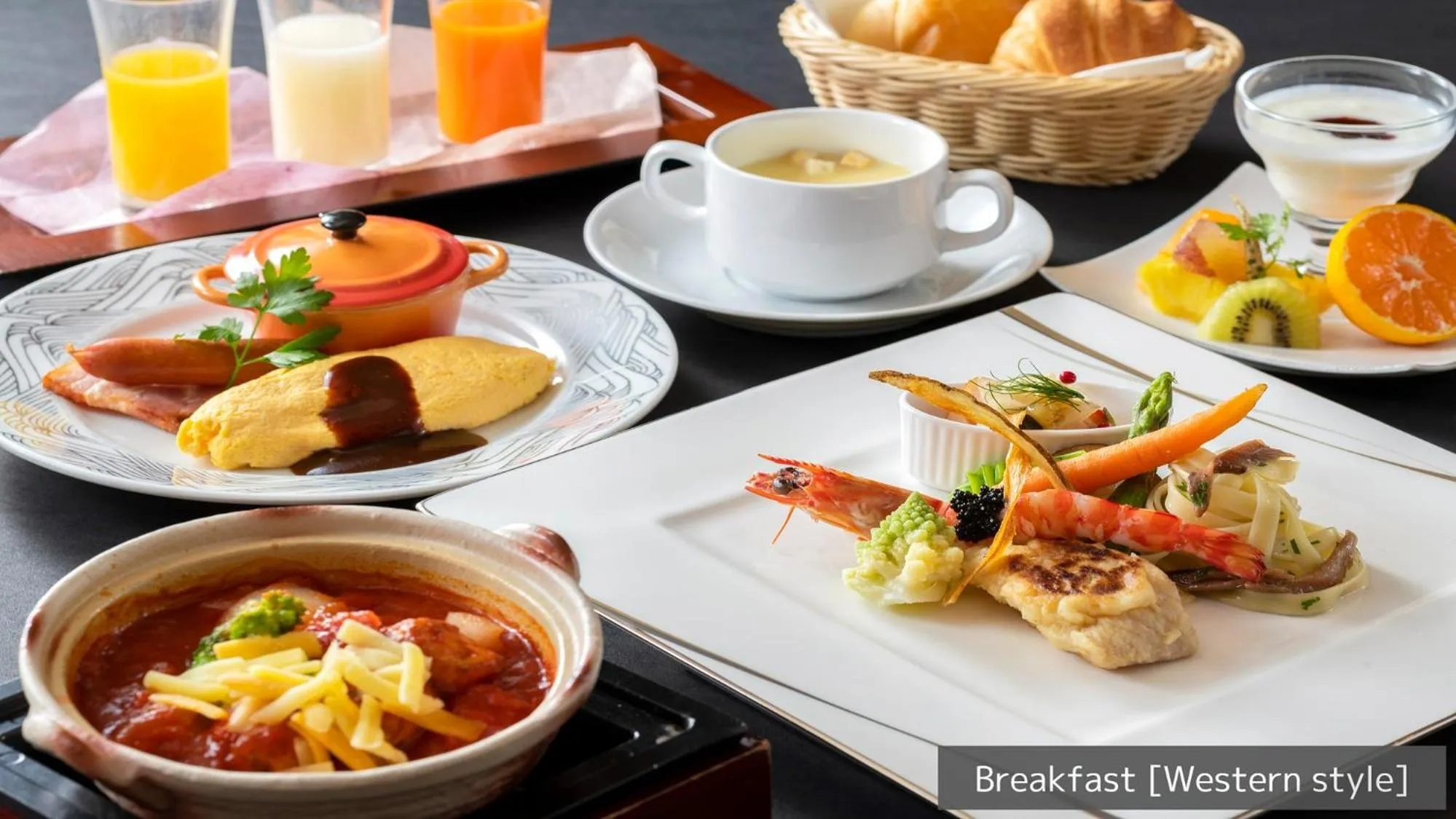 Breakfast in Hamachidorinoyu Kaisyu