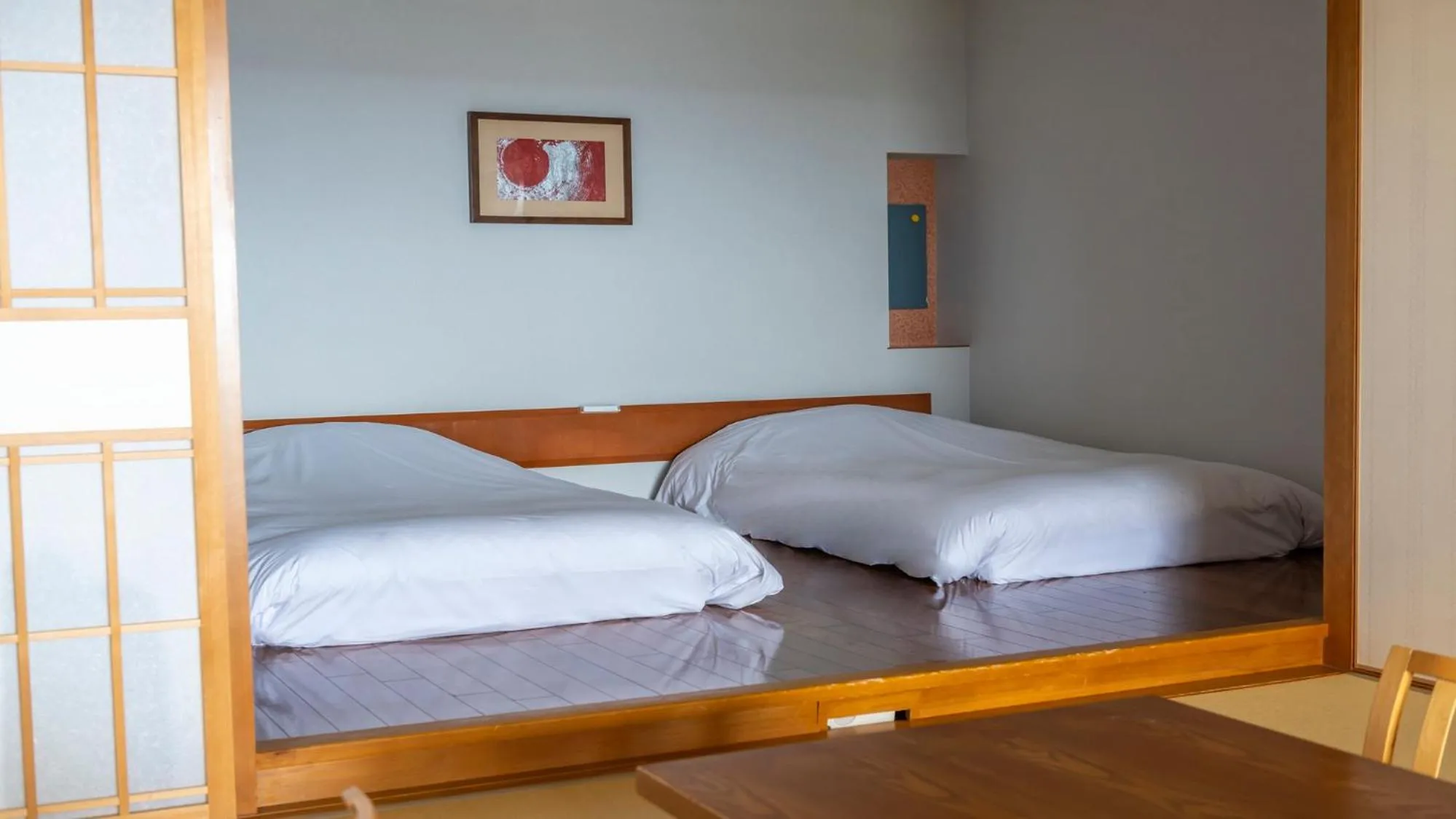 Photo of the whole room, Bed in Hamachidorinoyu Kaisyu