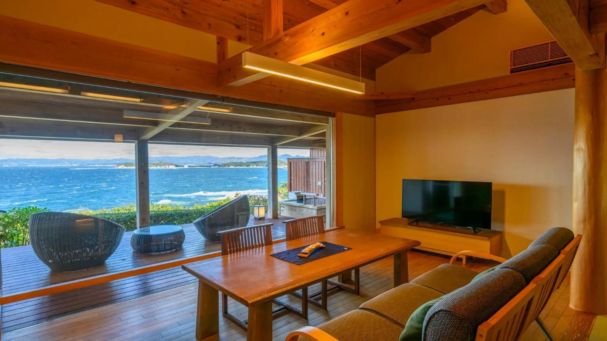 Living room in Hamachidorinoyu Kaisyu