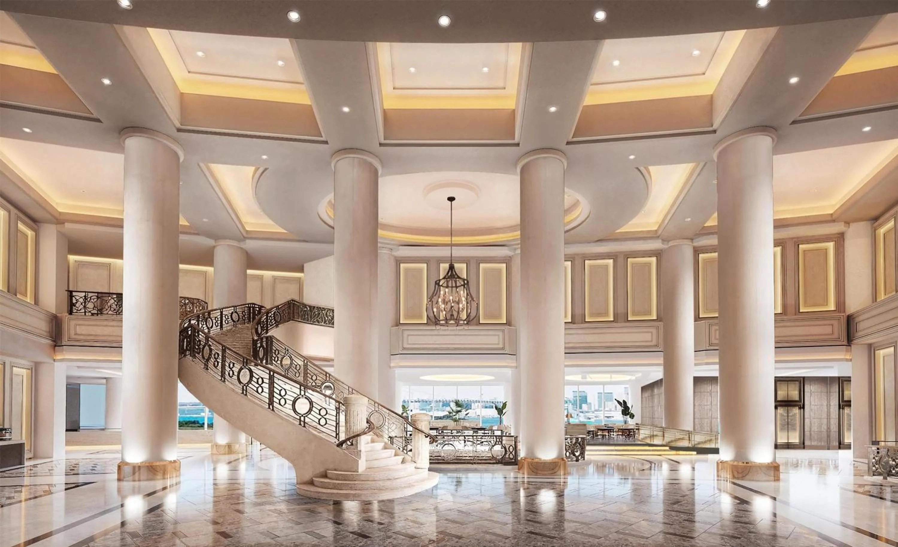 Lobby or reception in Hilton Tokyo Odaiba