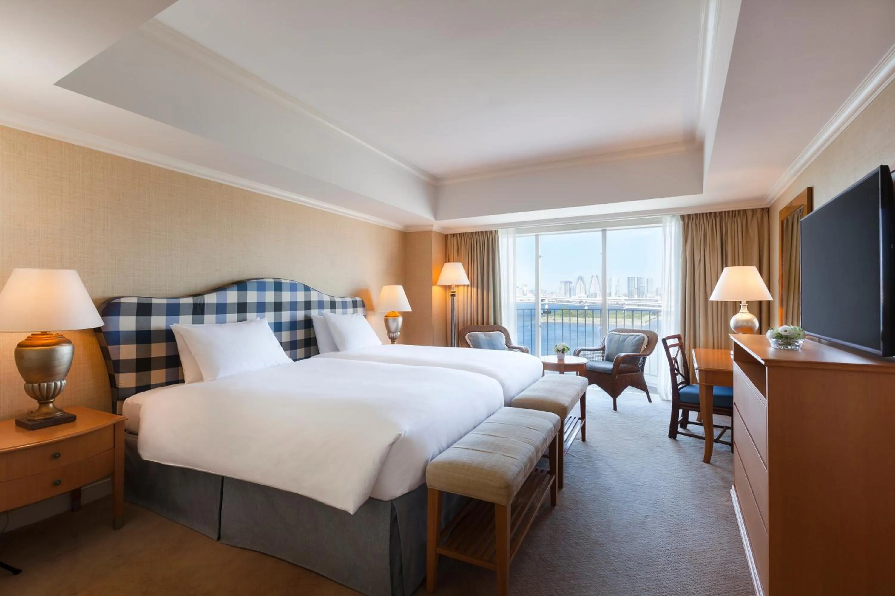Twin Executive Terrace Suite - Non-Smoking - 120sqm - Terrace with Whirlpool in Hilton Tokyo Odaiba