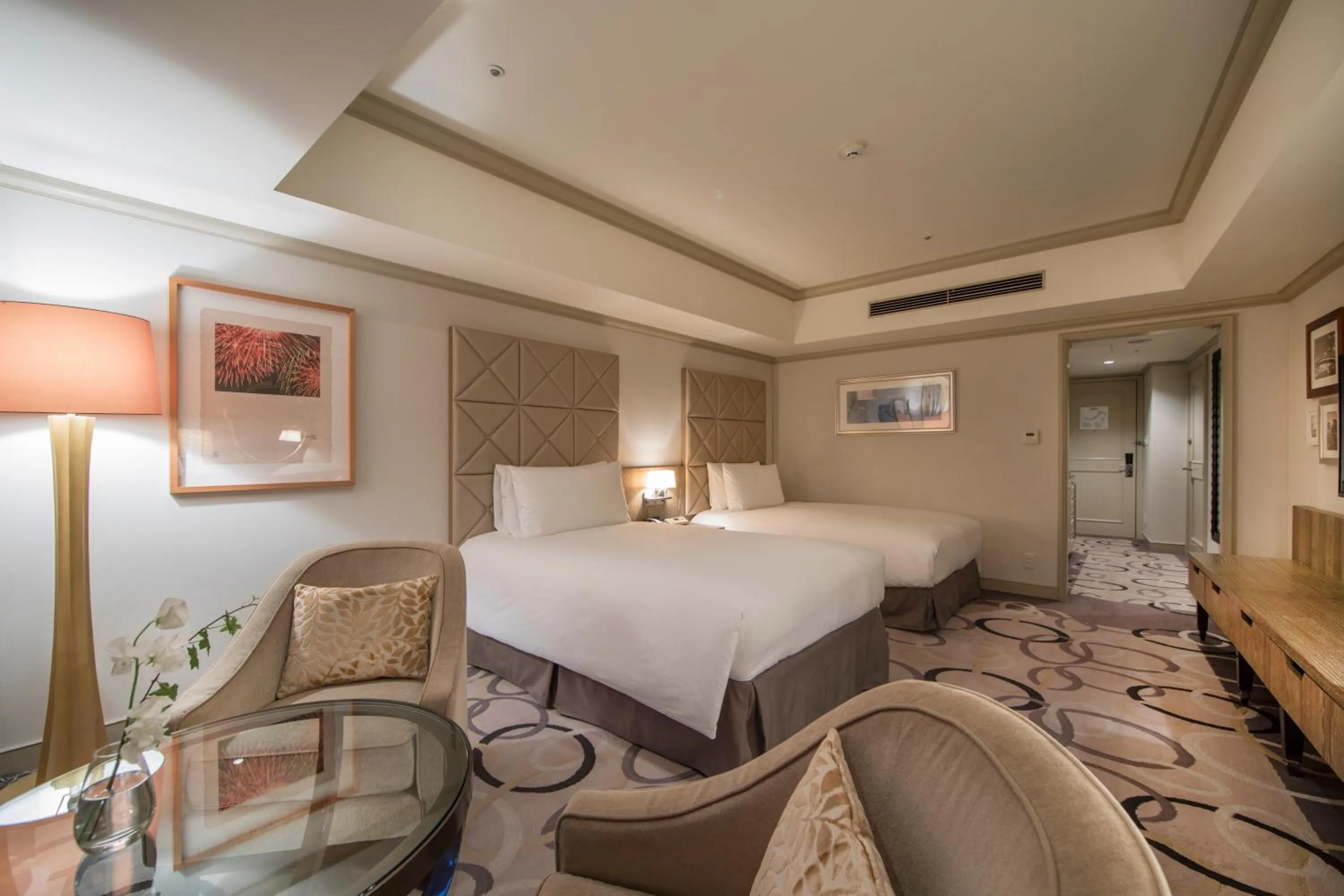 Bed in Hilton Tokyo Odaiba