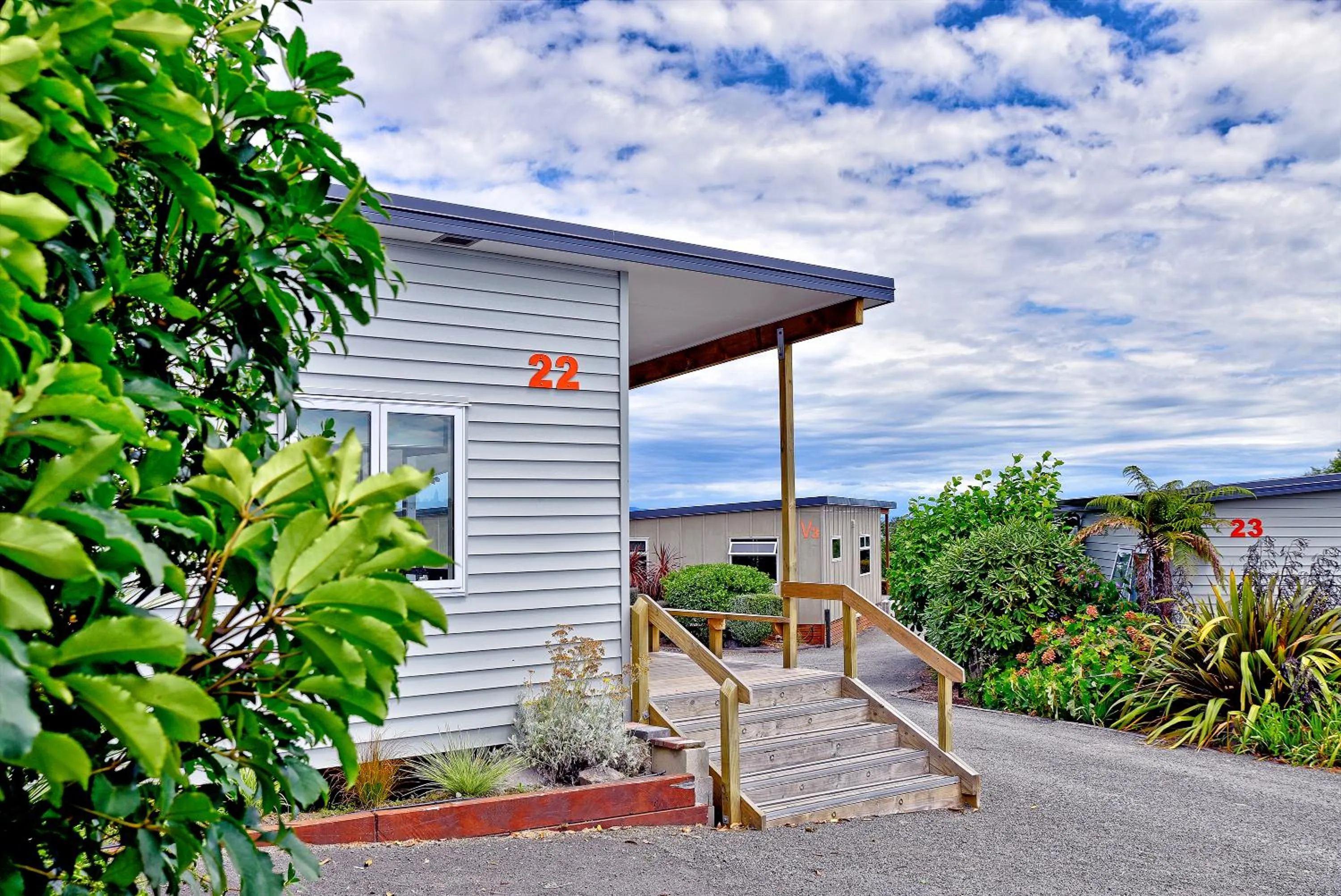 Facade/entrance in Taupo Debretts Spa Resort