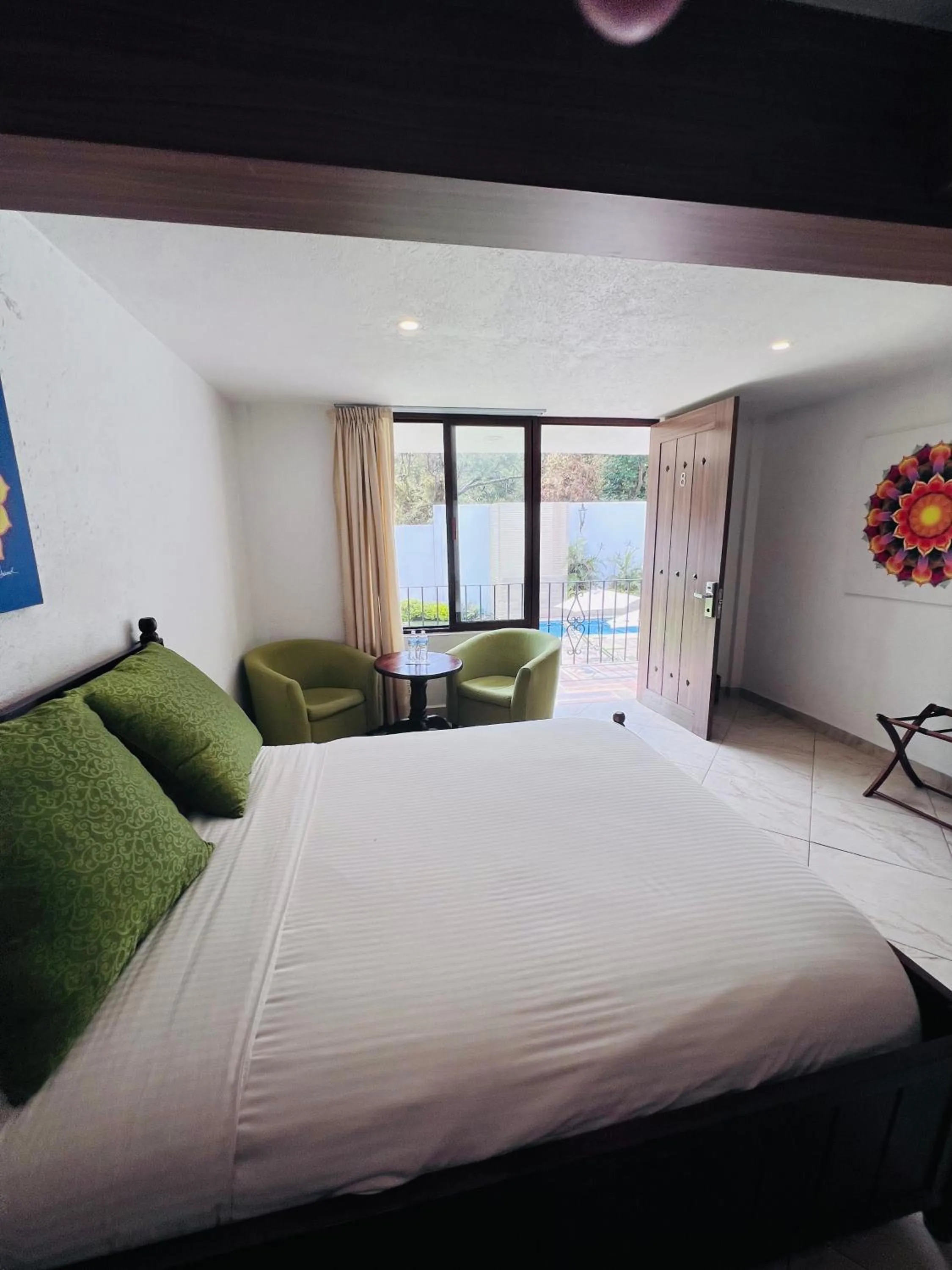 Bedroom, Bed in Hotel Las Puertas de Tepoztlan