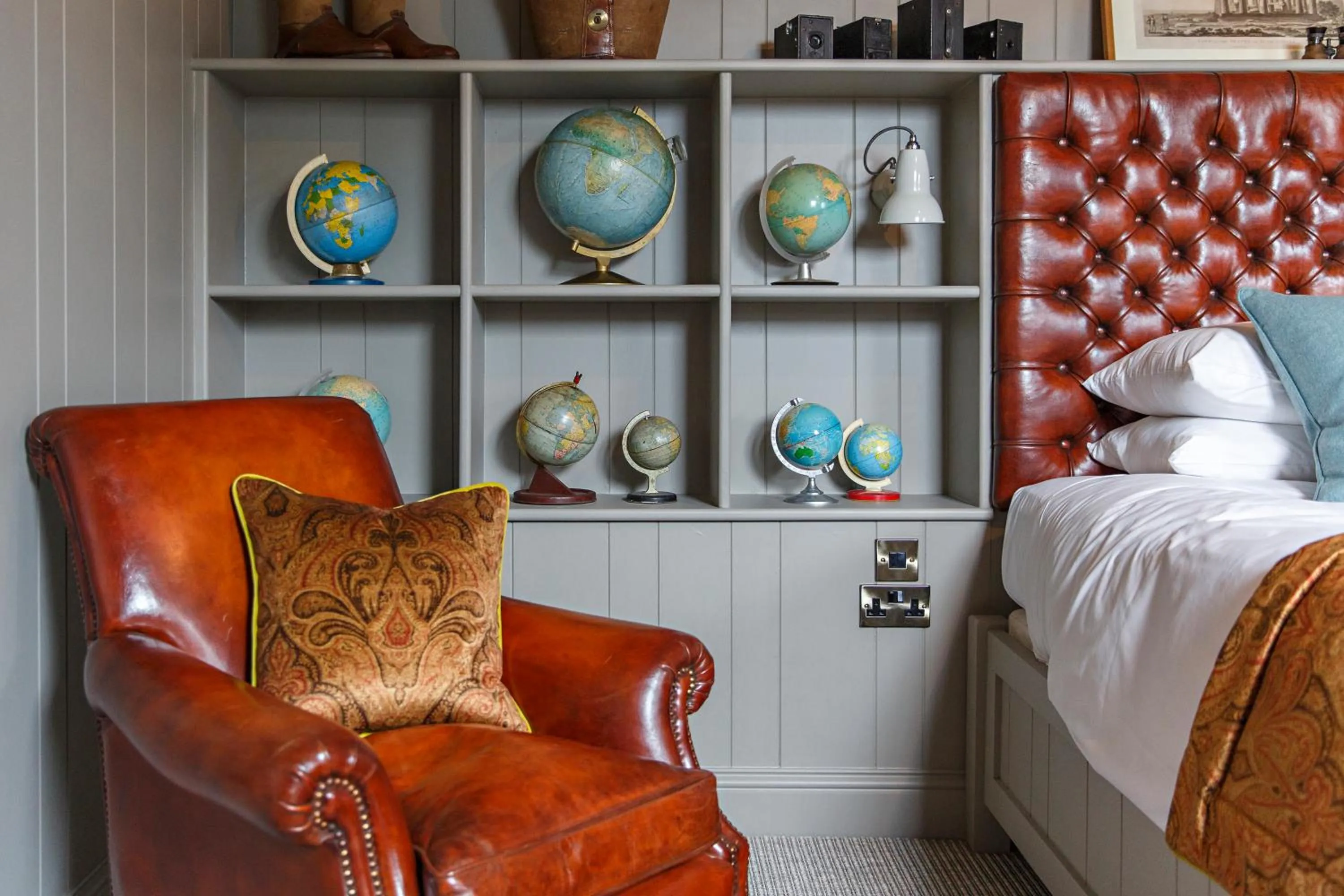 Decorative detail, Bed in Ffolkes