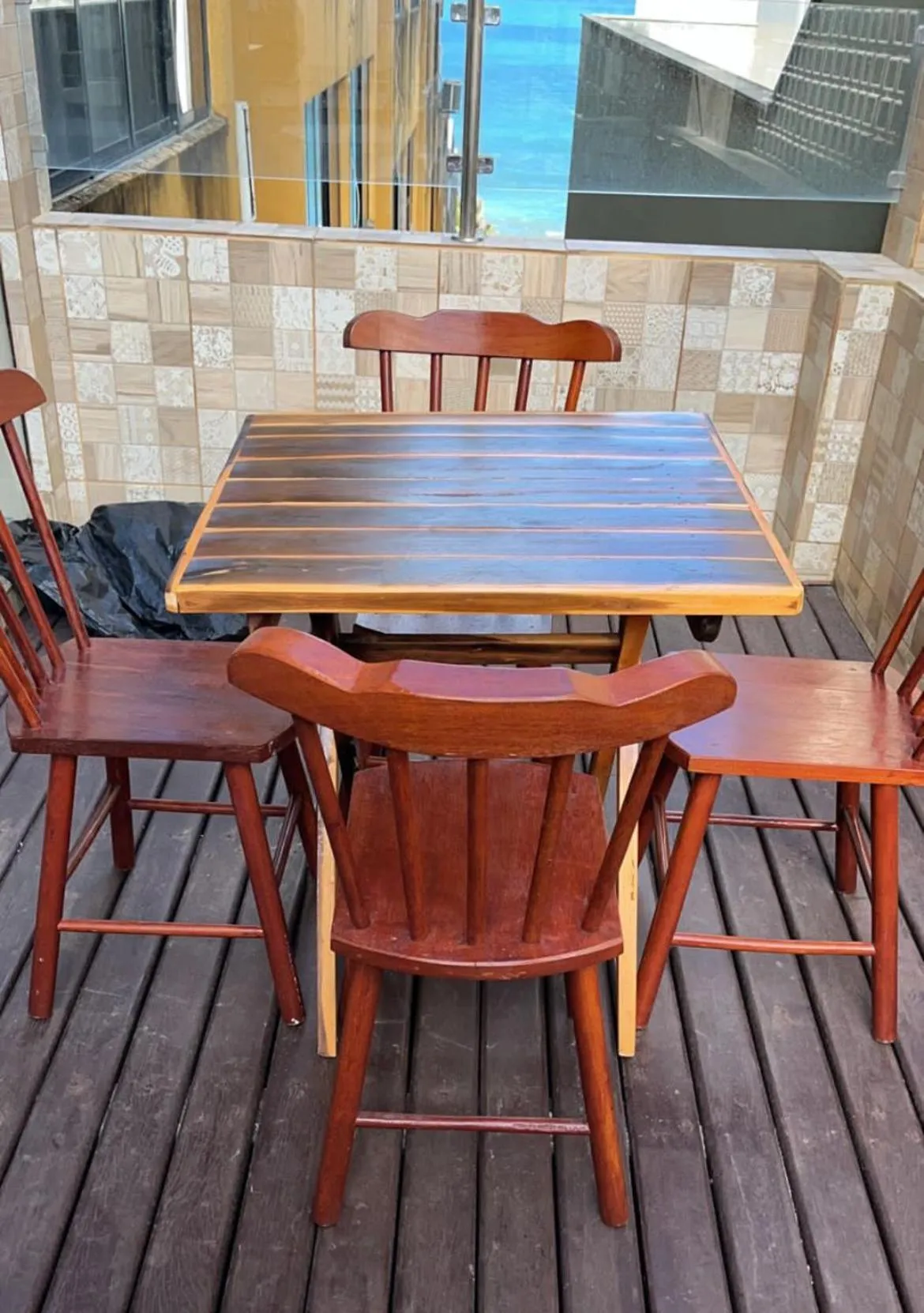 Balcony/Terrace in Atlântico Flat 104 e 116