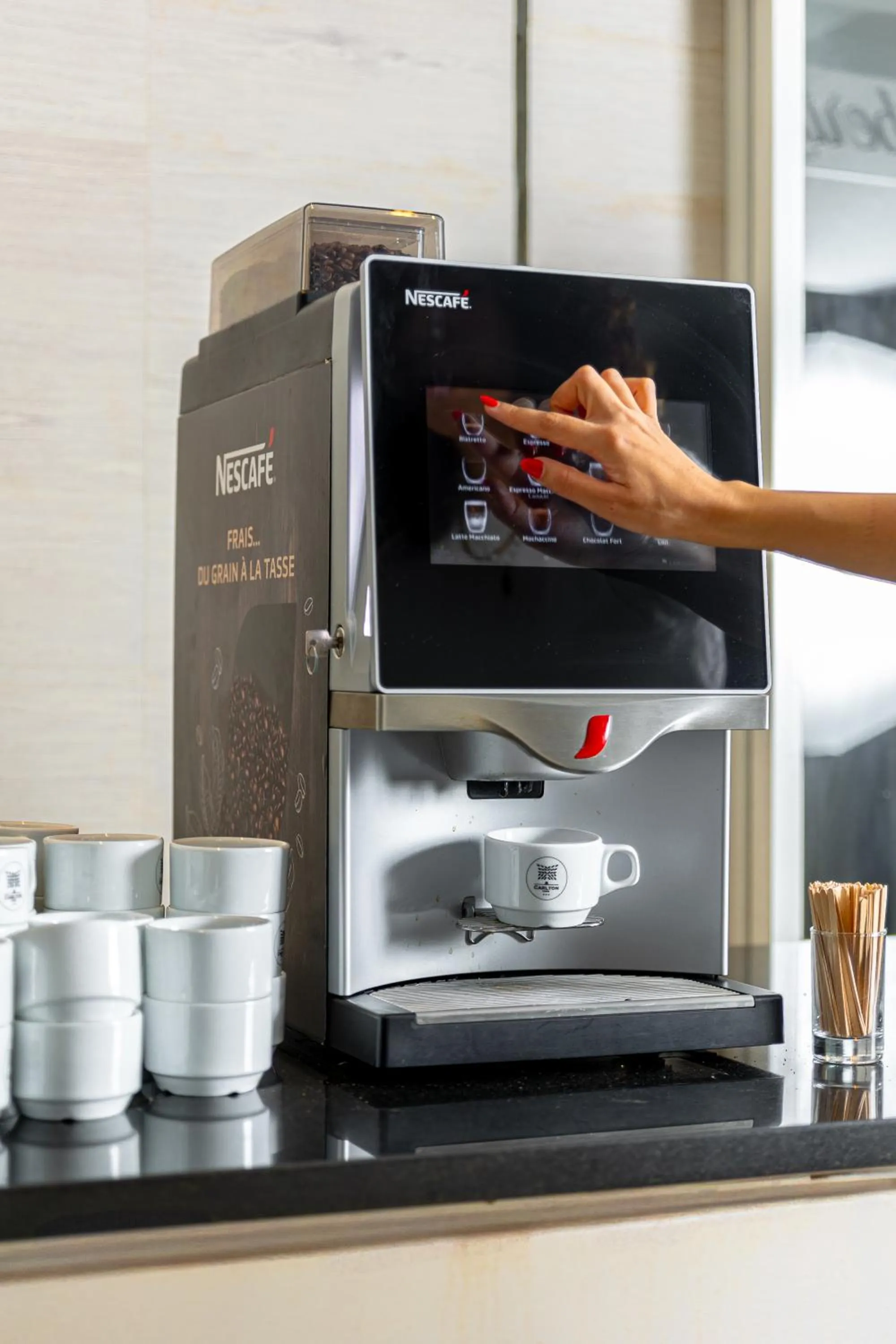 Buffet breakfast in Hotel Carlton