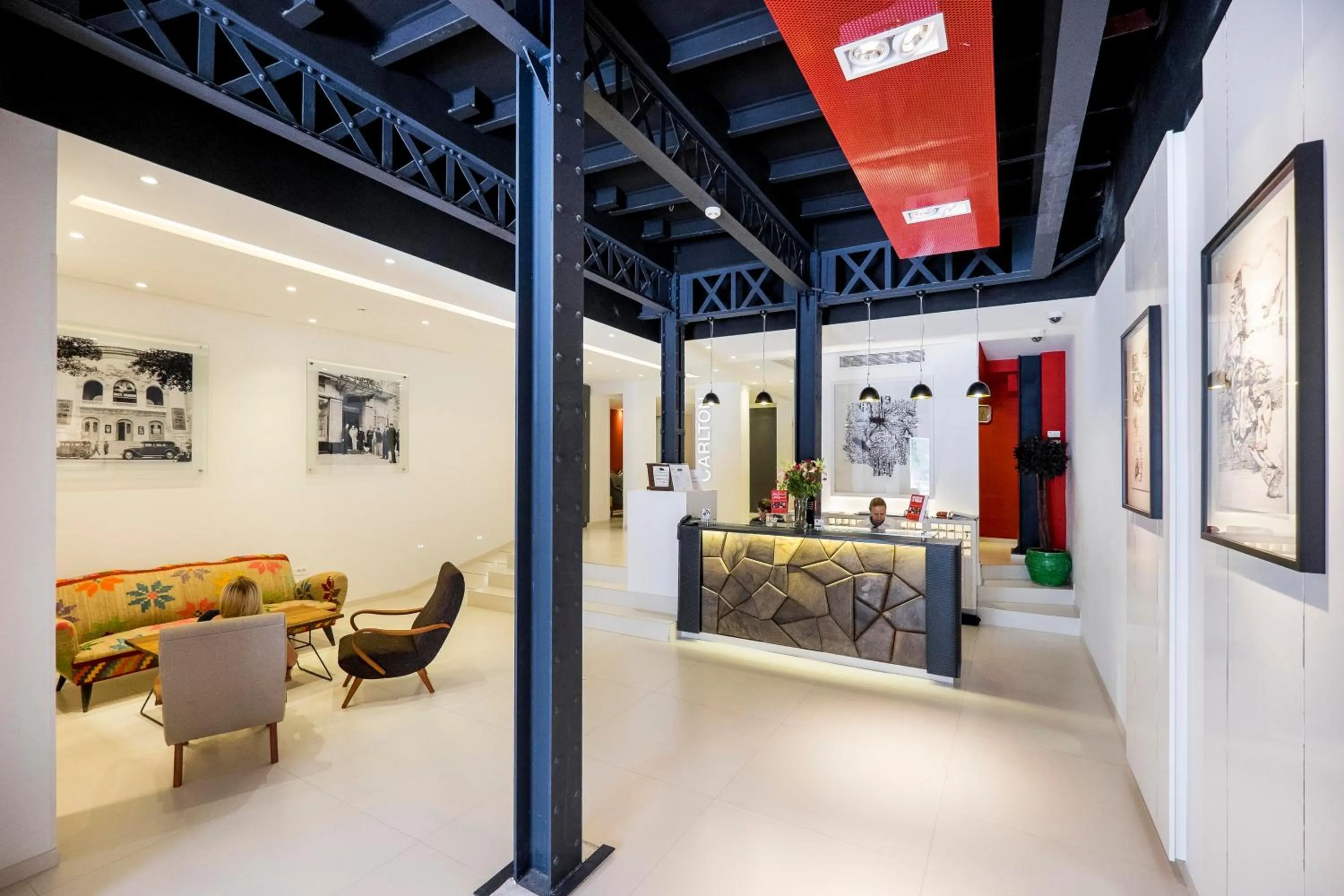 Lobby or reception in Hotel Carlton