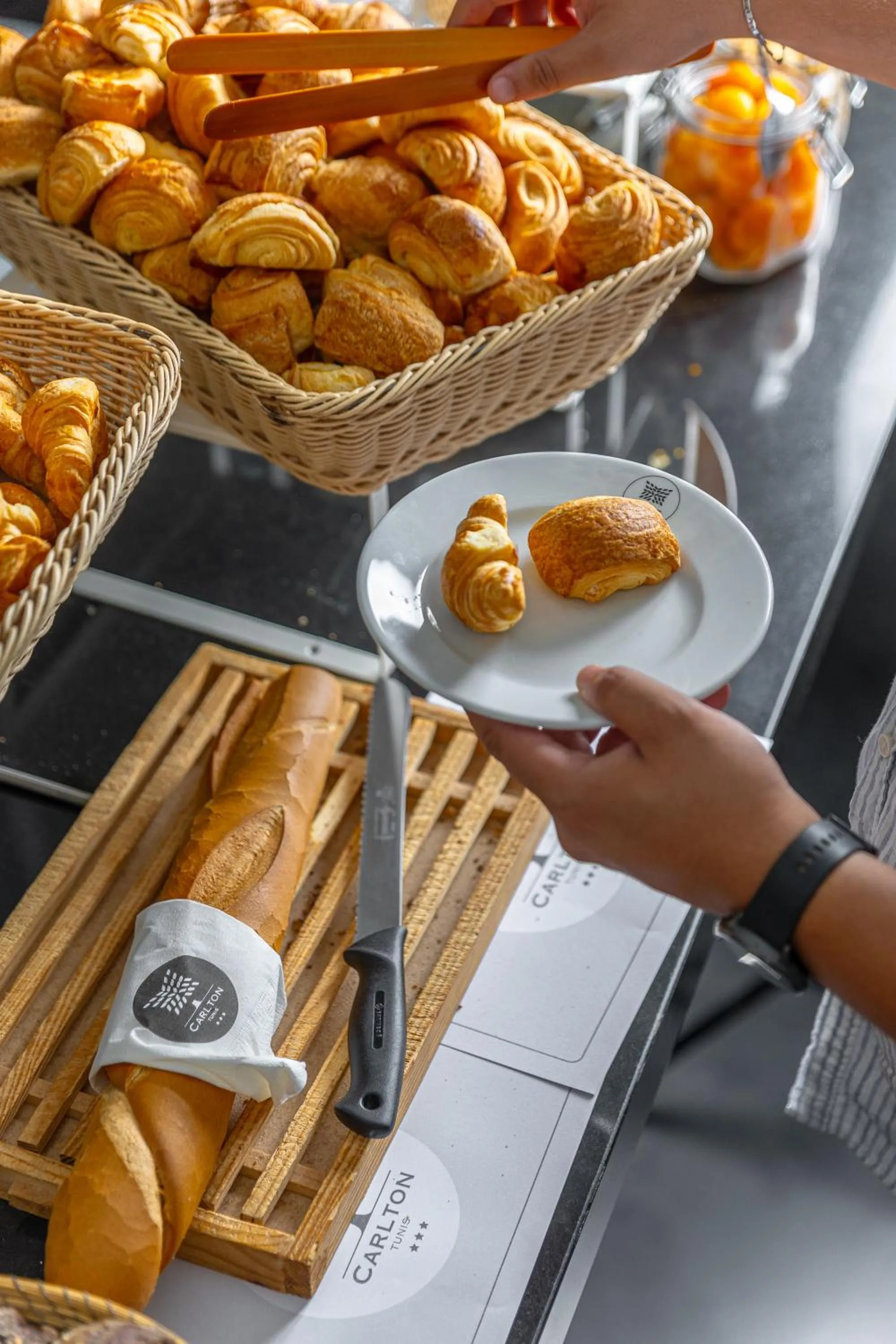 Breakfast in Hotel Carlton