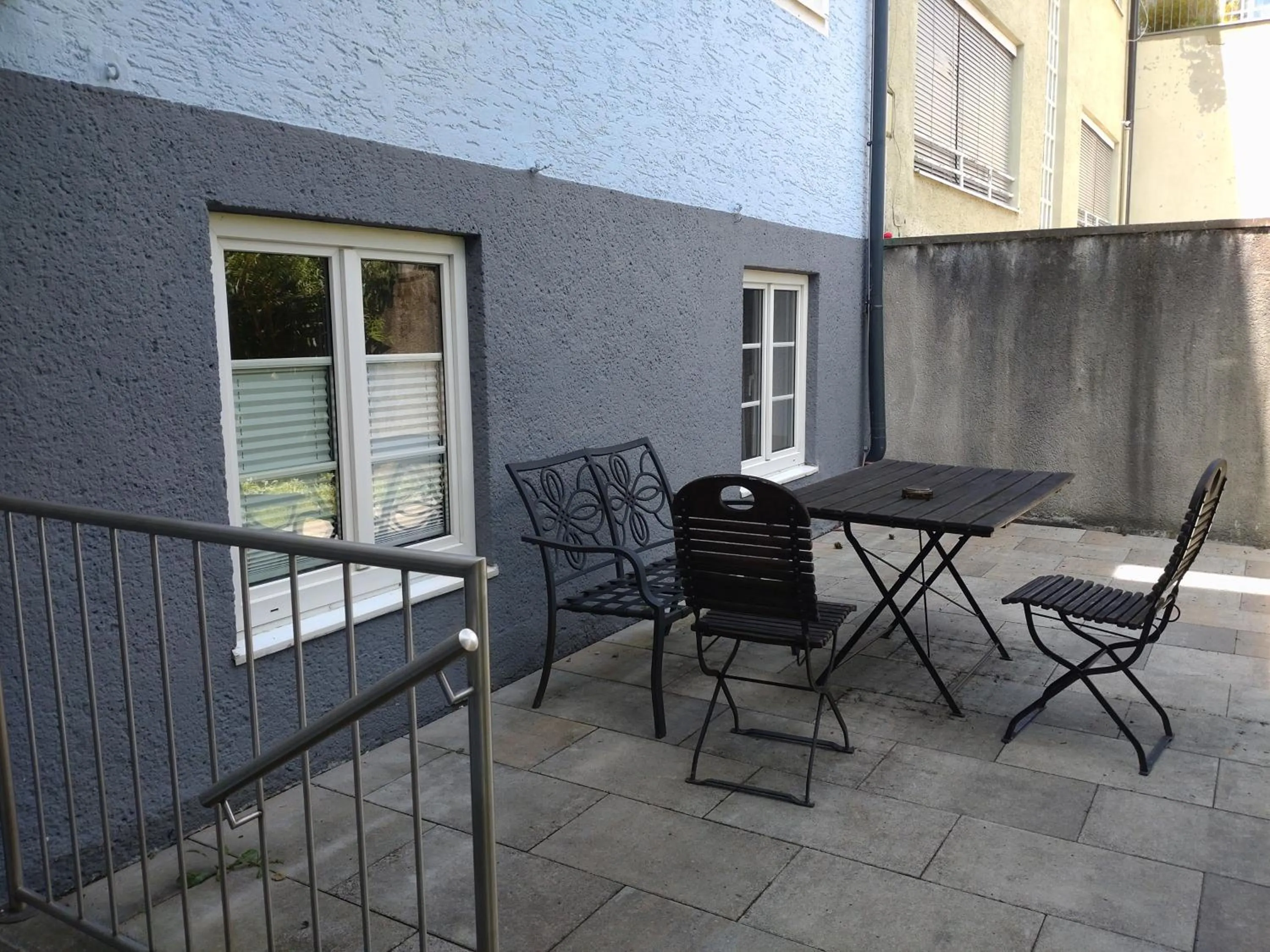 Balcony/Terrace in Pension Elisabeth - Rooms & Apartments