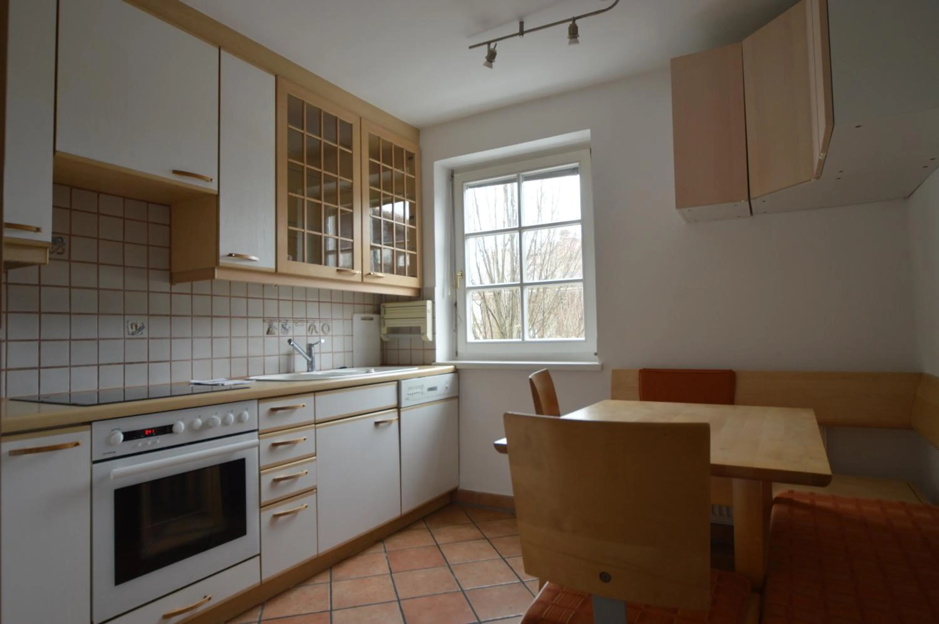 Kitchen or kitchenette in Pension Elisabeth - Rooms & Apartments