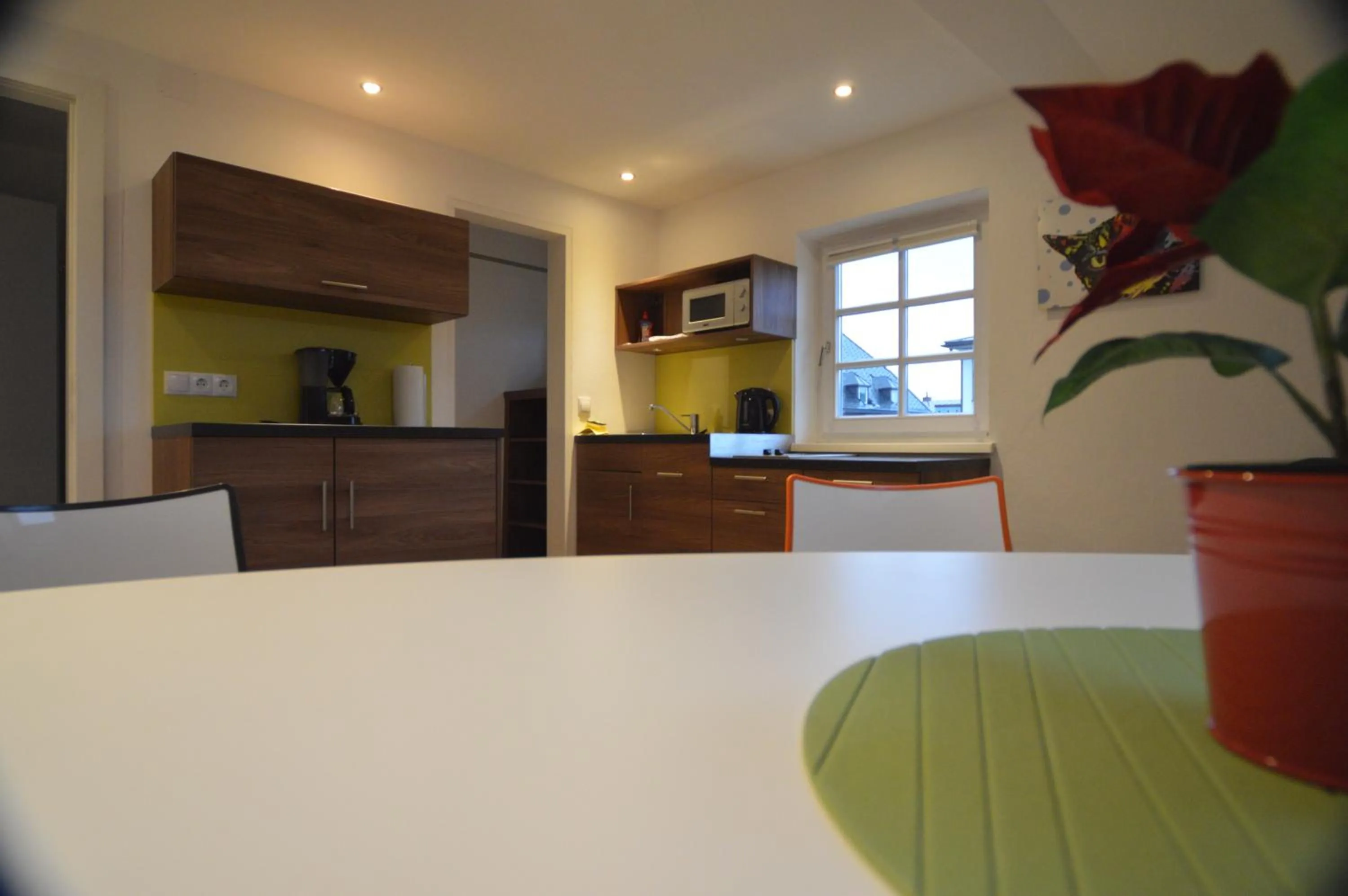 Kitchen or kitchenette in Pension Elisabeth - Rooms & Apartments