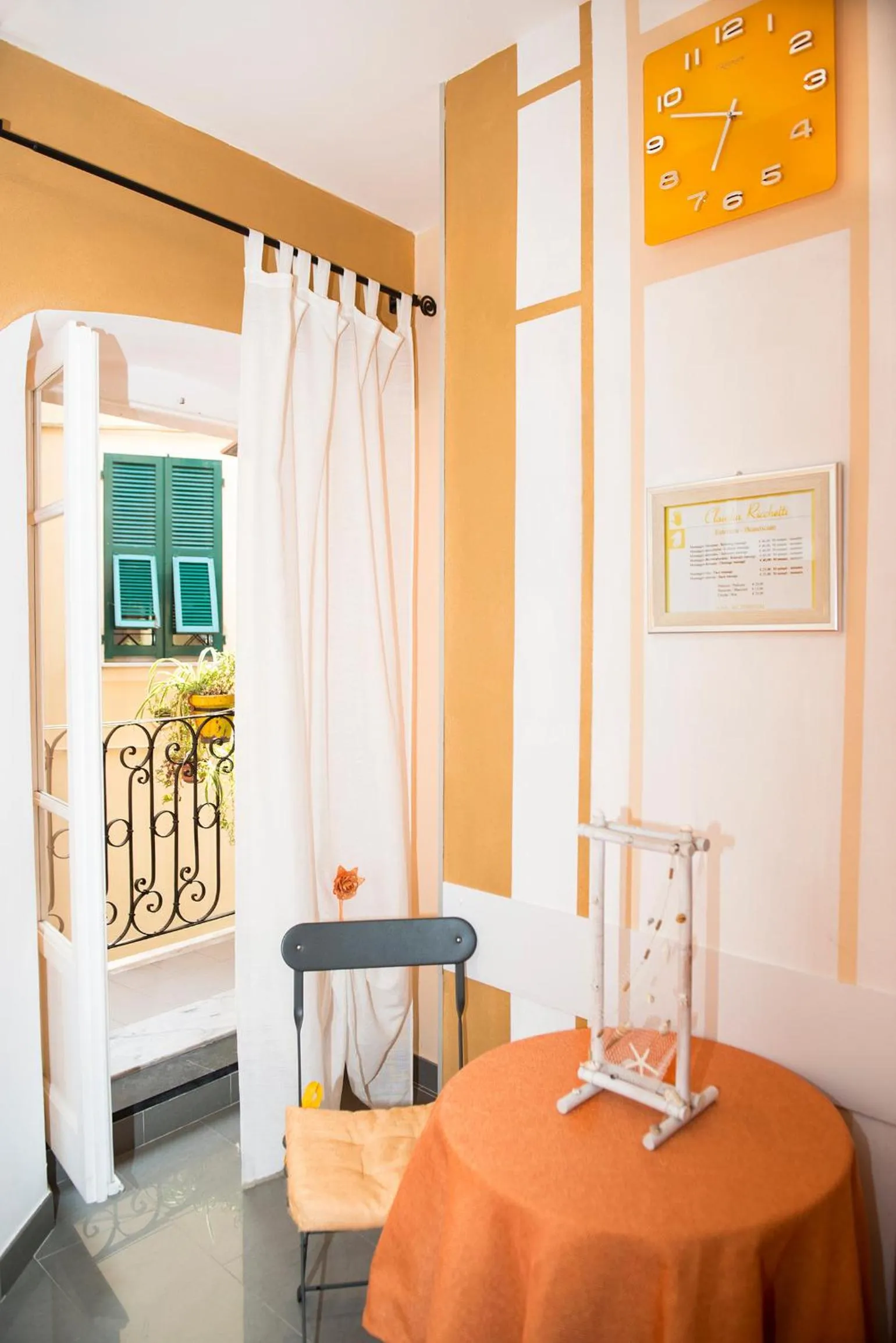 Patio, Bed in I Coralli rooms & apartments