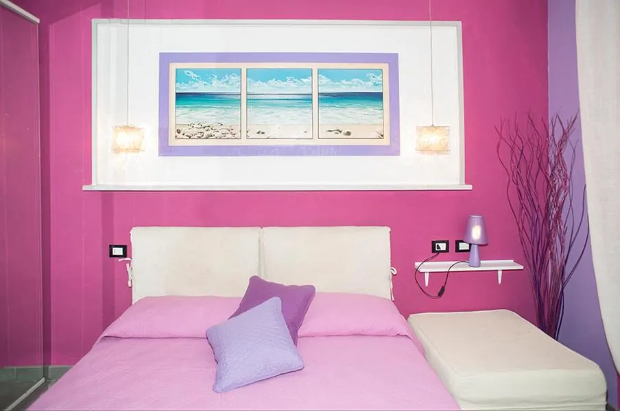 Bedroom, Bed in I Coralli rooms & apartments