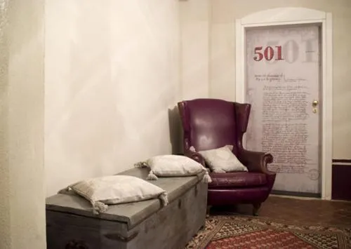 Seating area in Hotel Colombo Genova