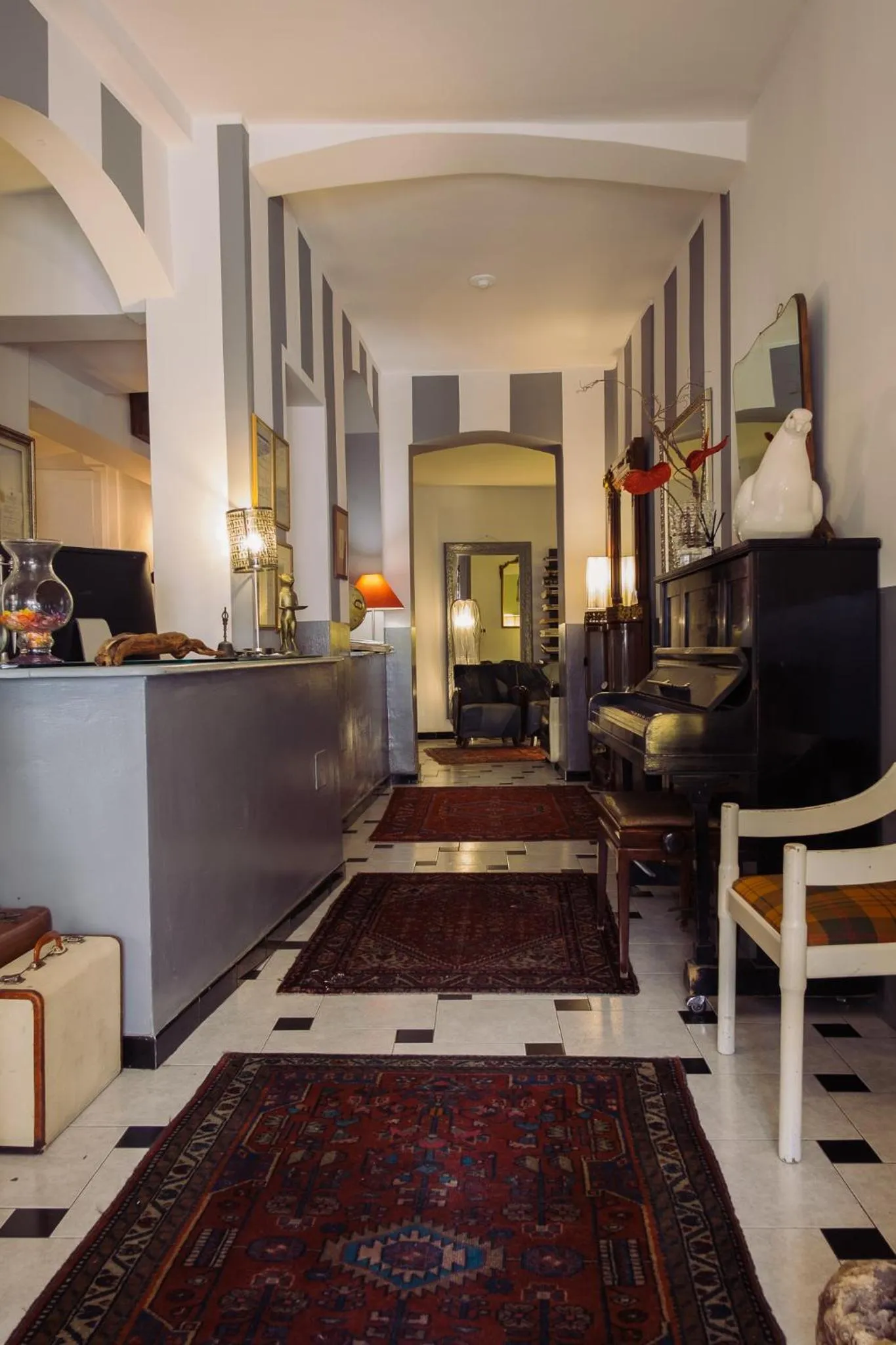 Lobby or reception in Hotel Colombo Genova