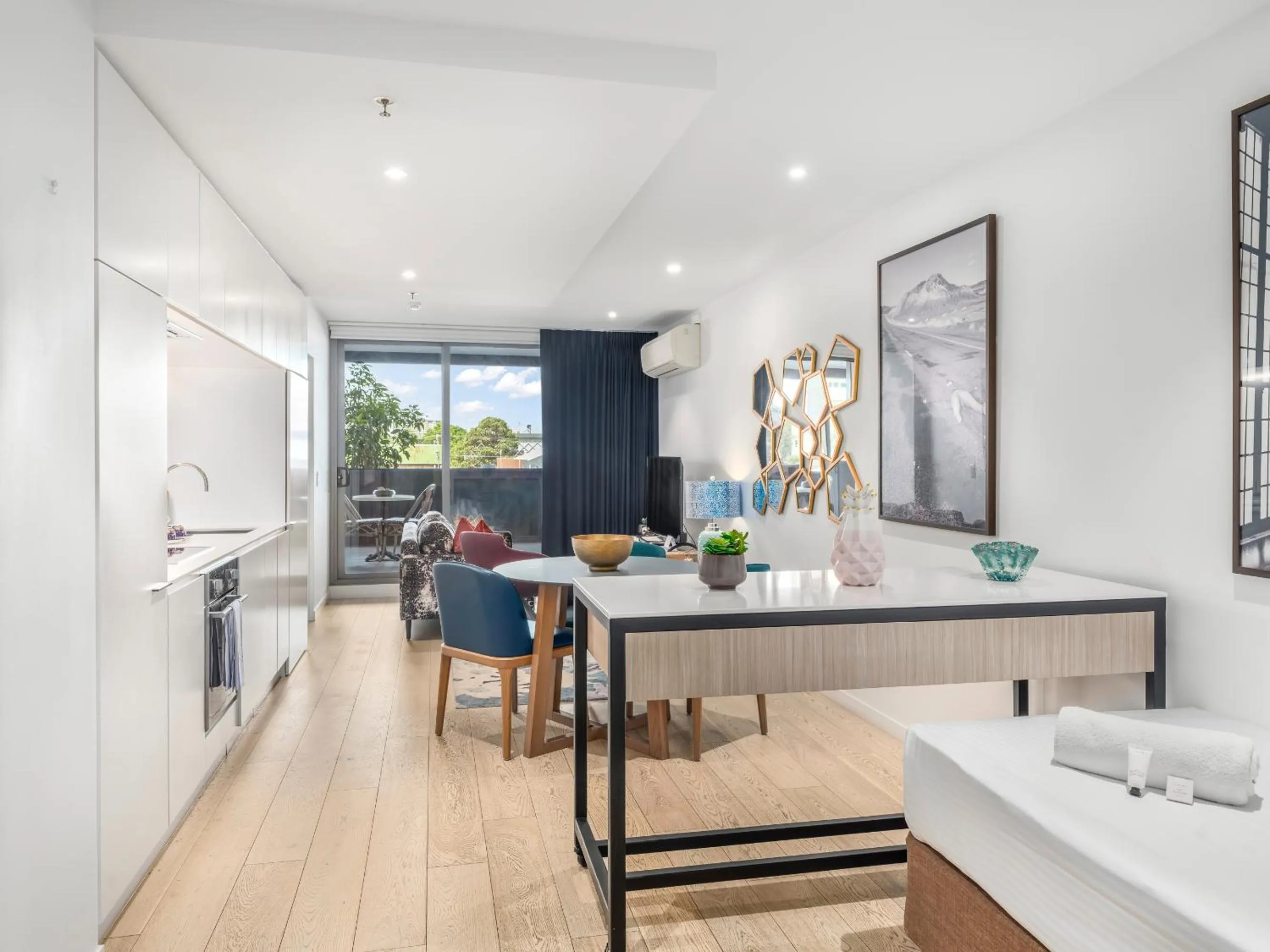 Living room in Quest Flemington Central