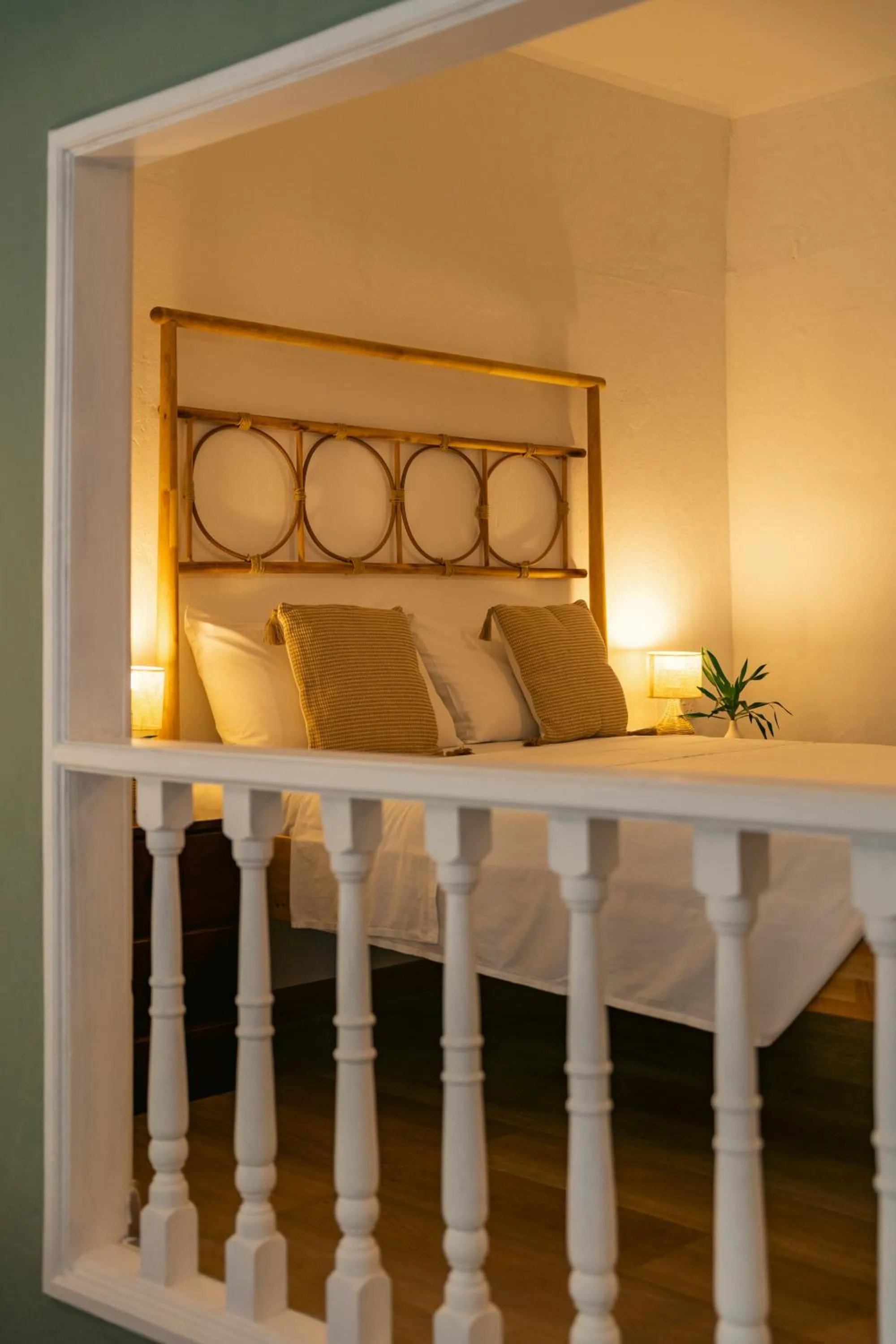 Bed in Beau Vallon Bungalows