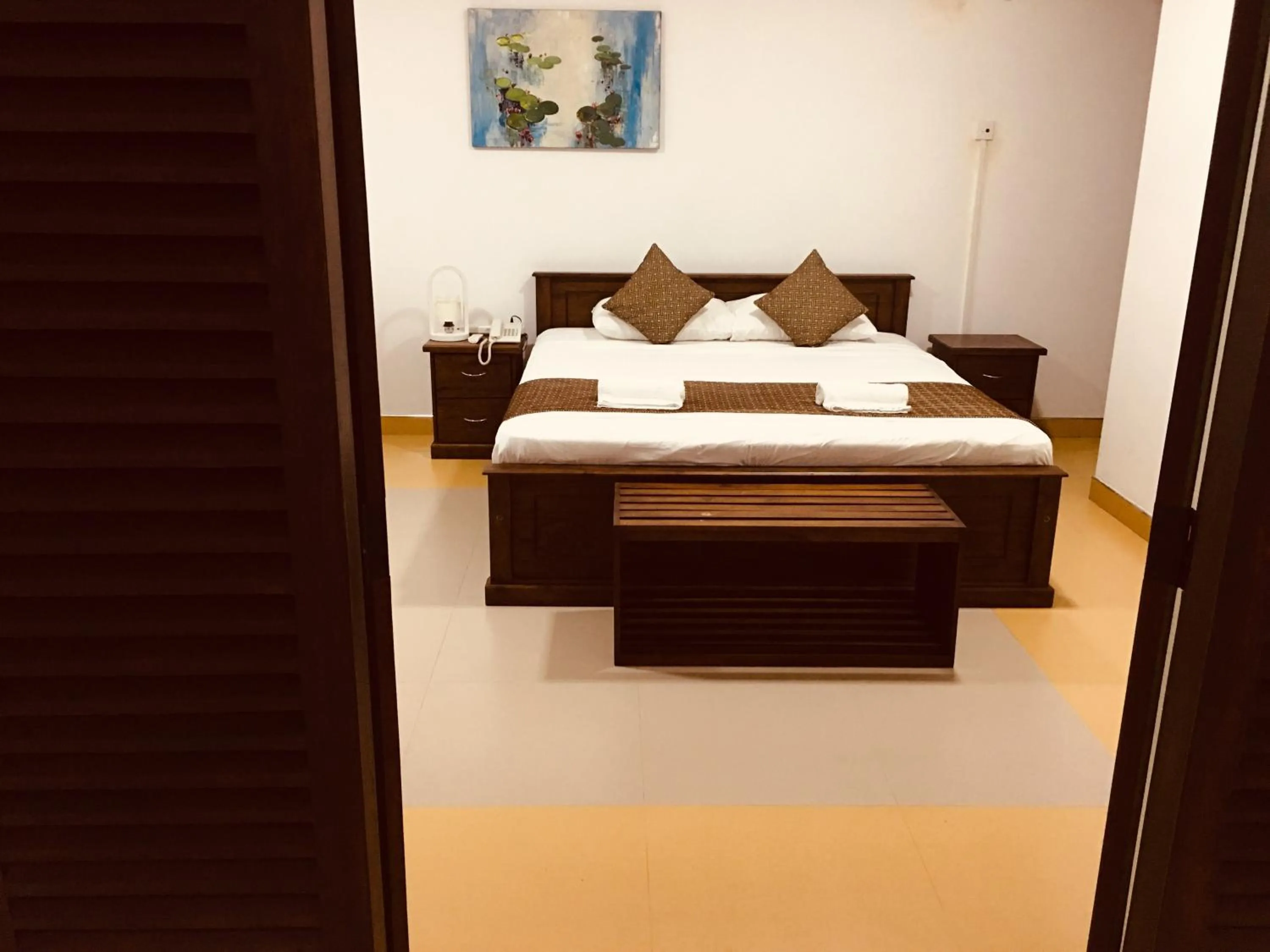 Bed in Sarvodaya Samma Vaasa Residence