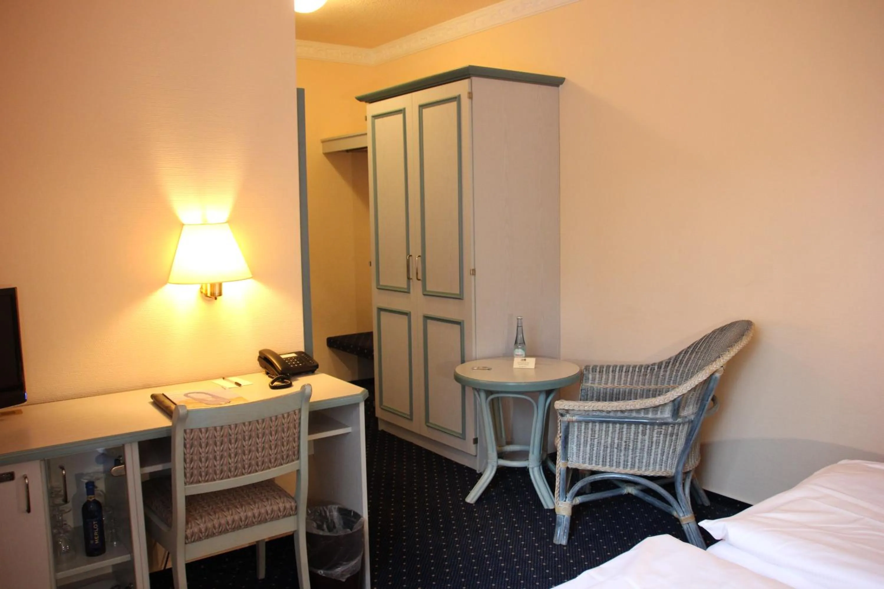 Decorative detail, Bed in Hotel Nordic