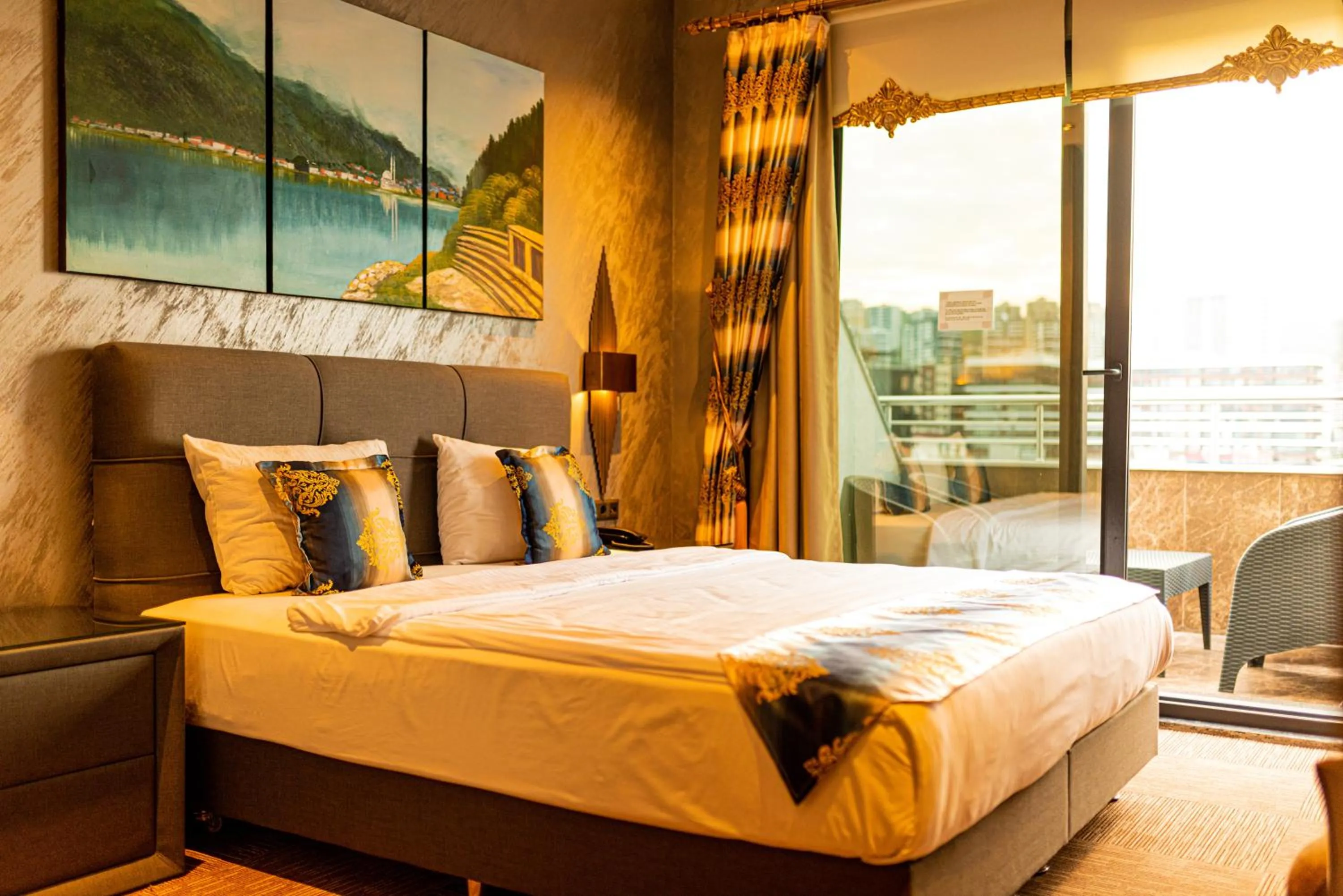 Bed in Aselia Hotel Trabzon