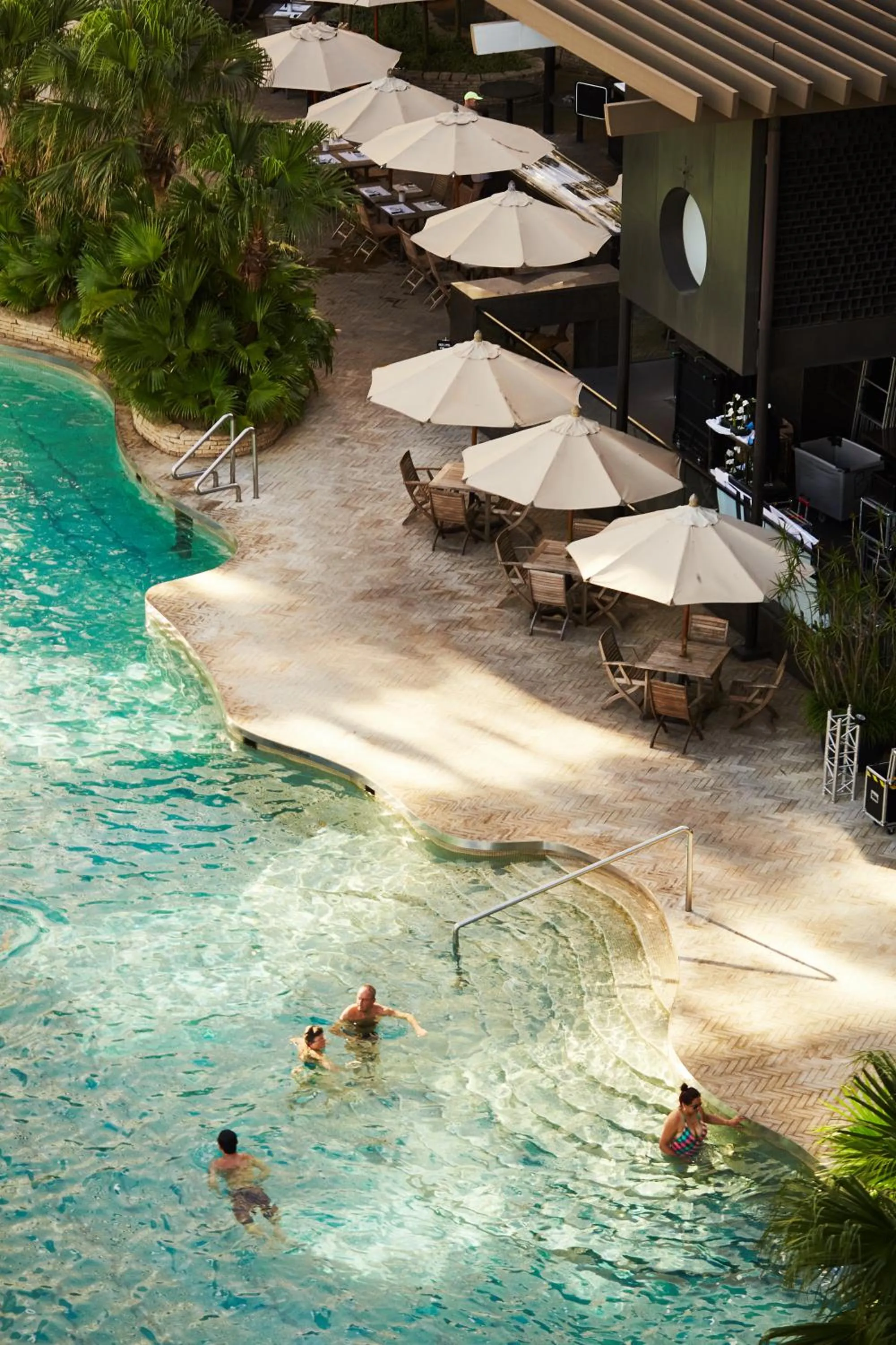 Pool view in Grand Hyatt Hong Kong