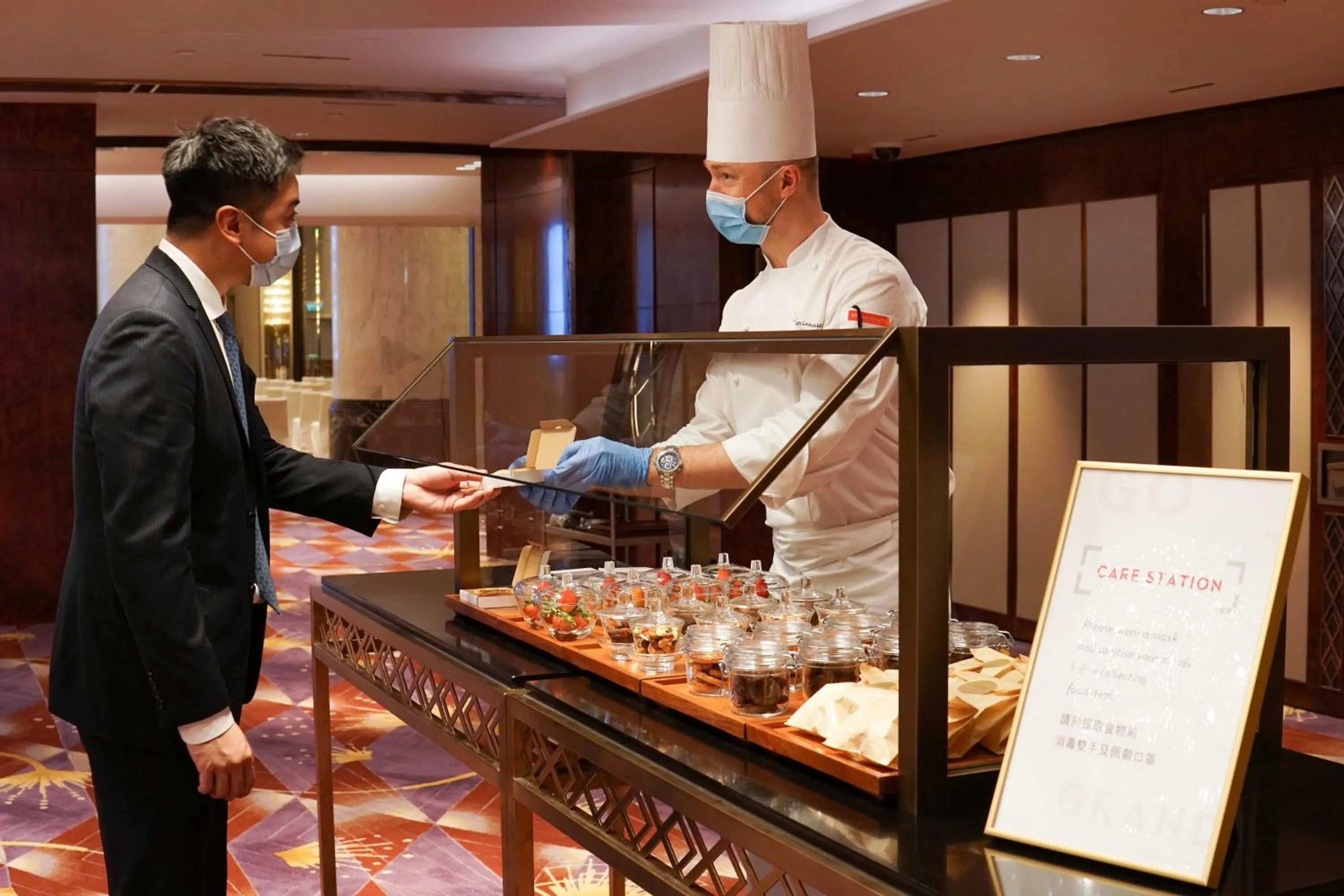 Staff in Grand Hyatt Hong Kong