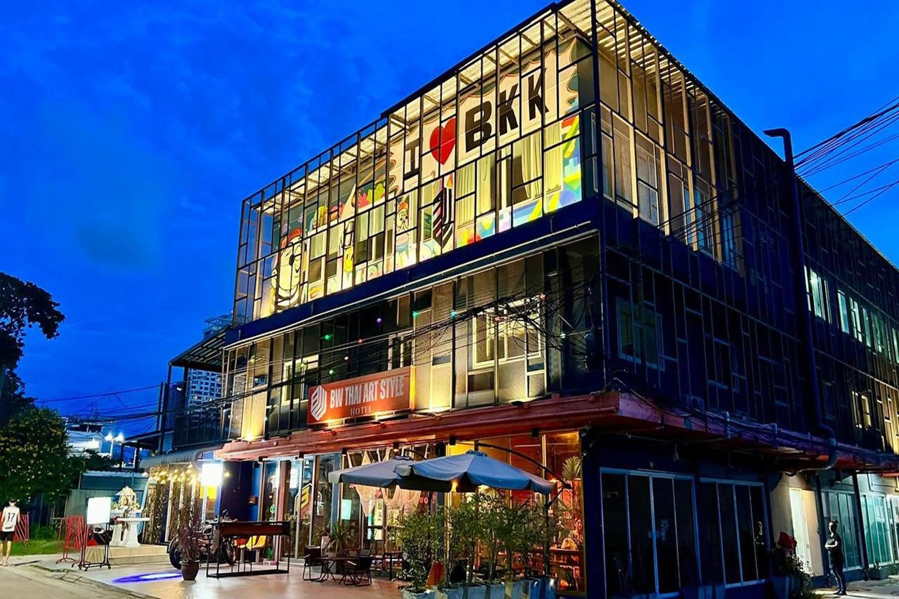 Property building in BW Thai Art Style Hotel