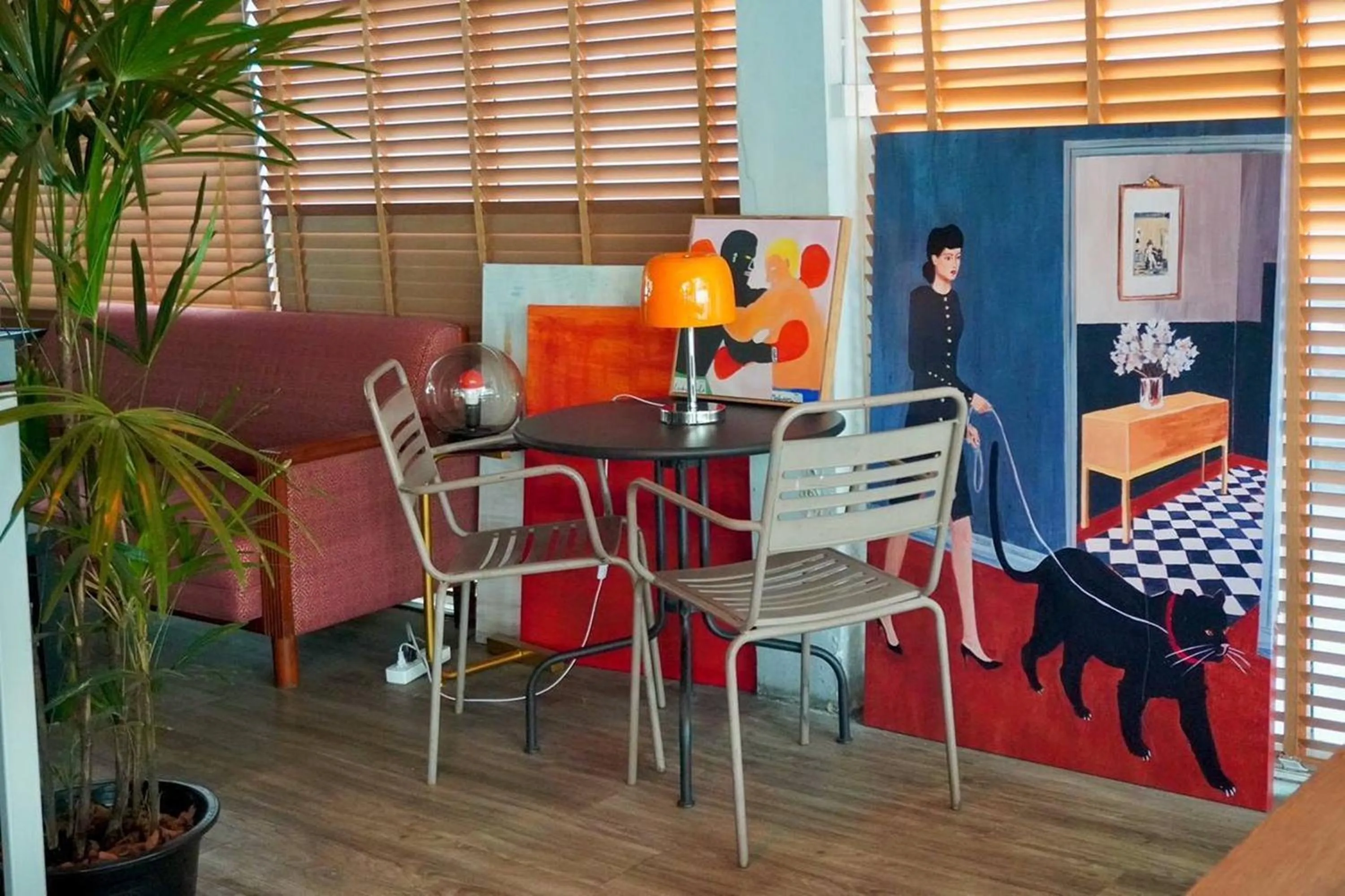 Seating area in BW Thai Art Style Hotel