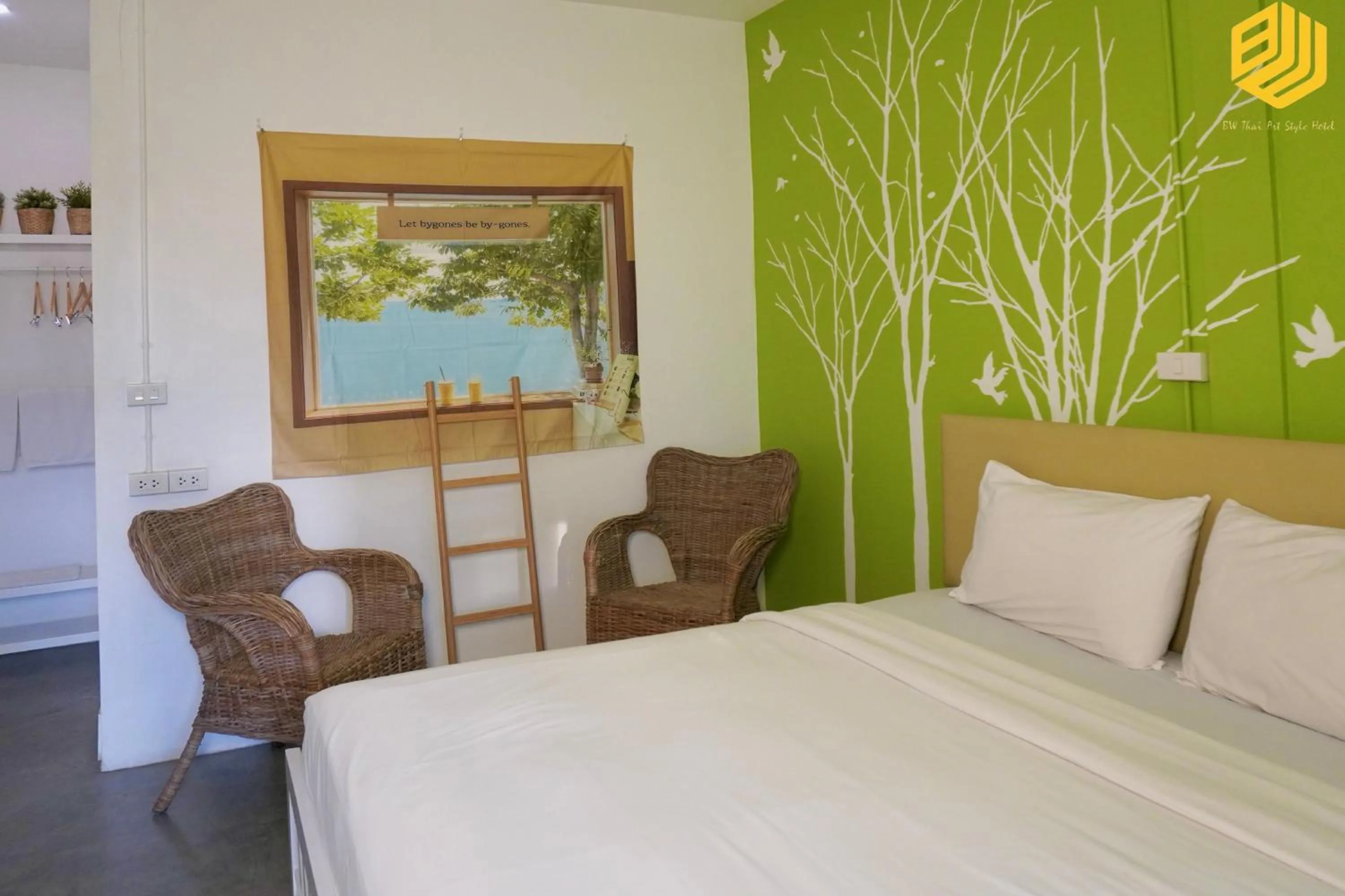 Bed in BW Thai Art Style Hotel