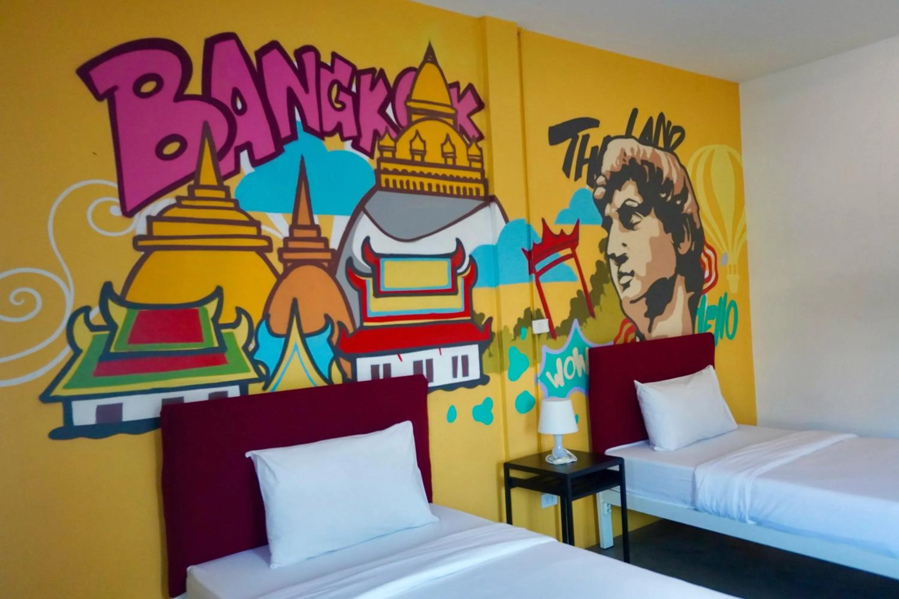 Bed in BW Thai Art Style Hotel