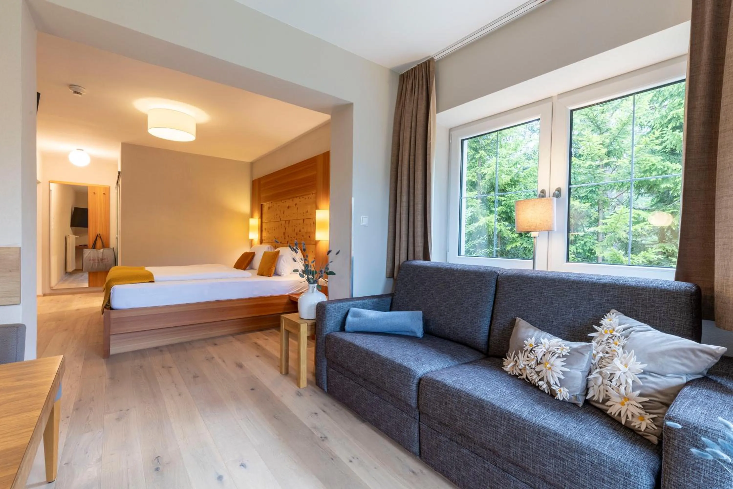 Living room, Bed in Apart-Elisabeth