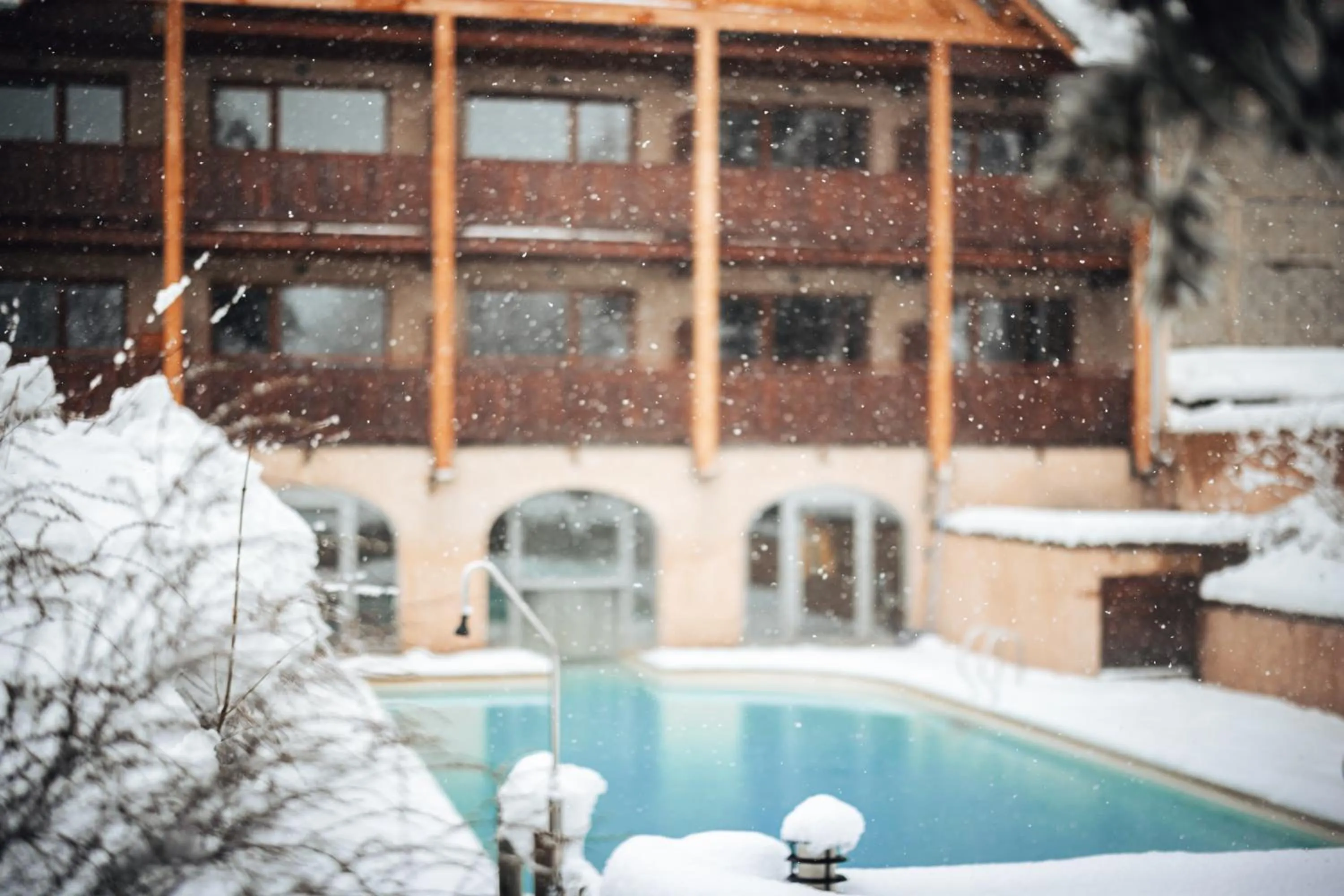 Swimming pool in Alliey & Spa Piscine Appart-hôtel Serre chevalier