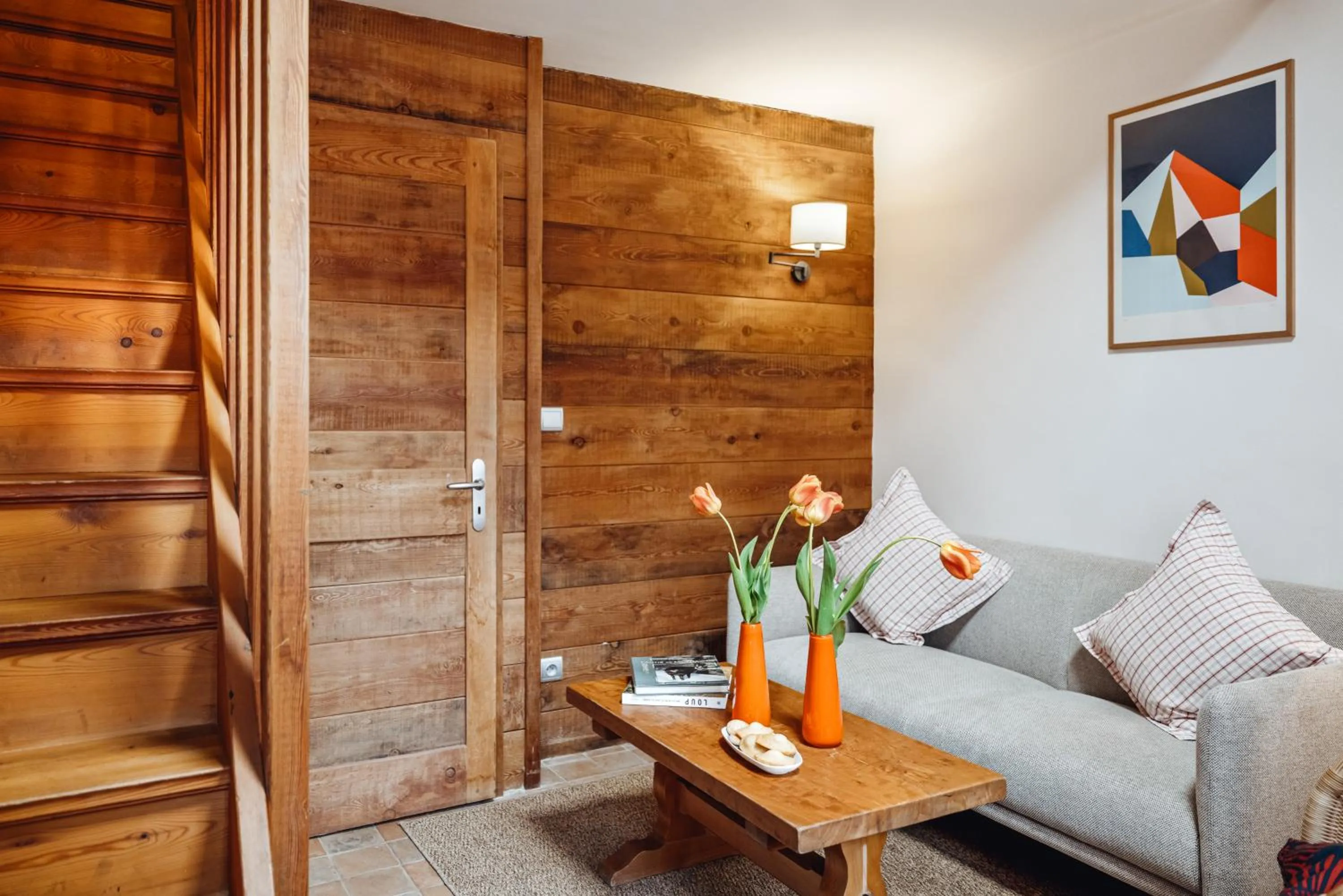 Living room in Alliey & Spa Piscine Appart-hôtel Serre chevalier