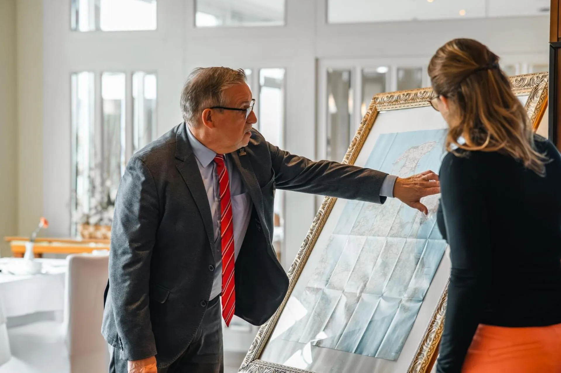 Lobby or reception in Grand Hotel Binz
