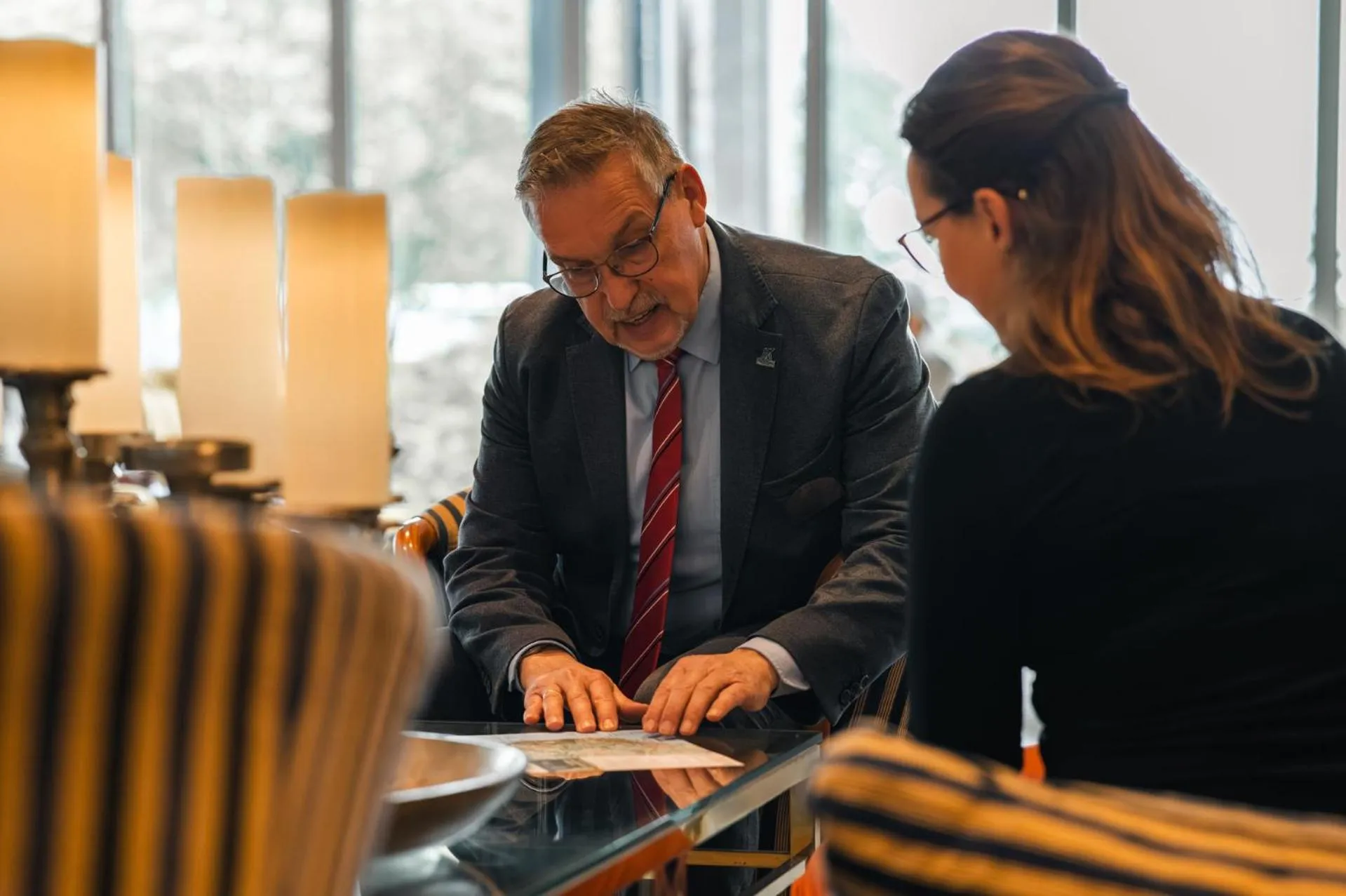 Lobby or reception in Grand Hotel Binz