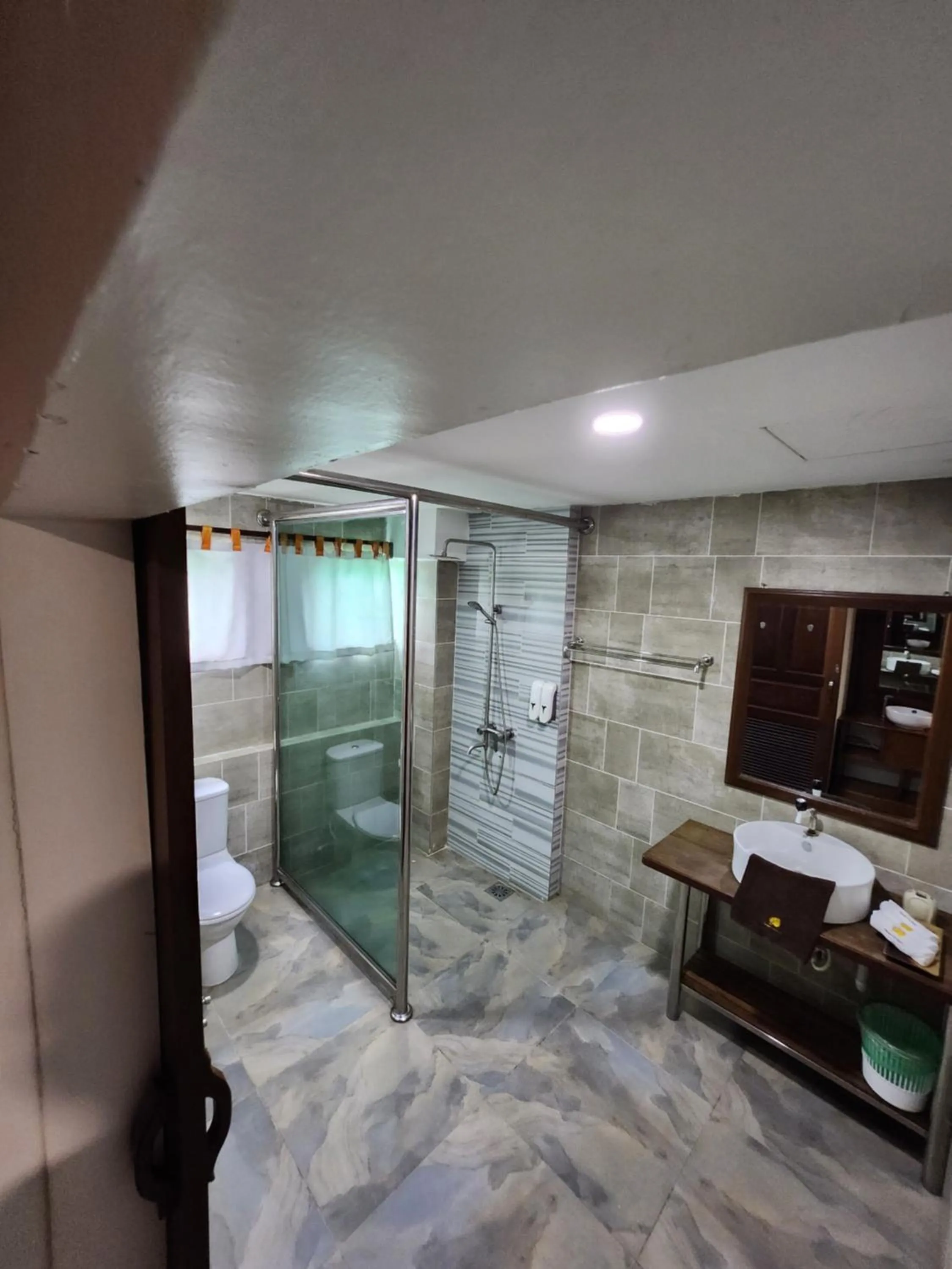 Shower in Uptown Eco Hotel