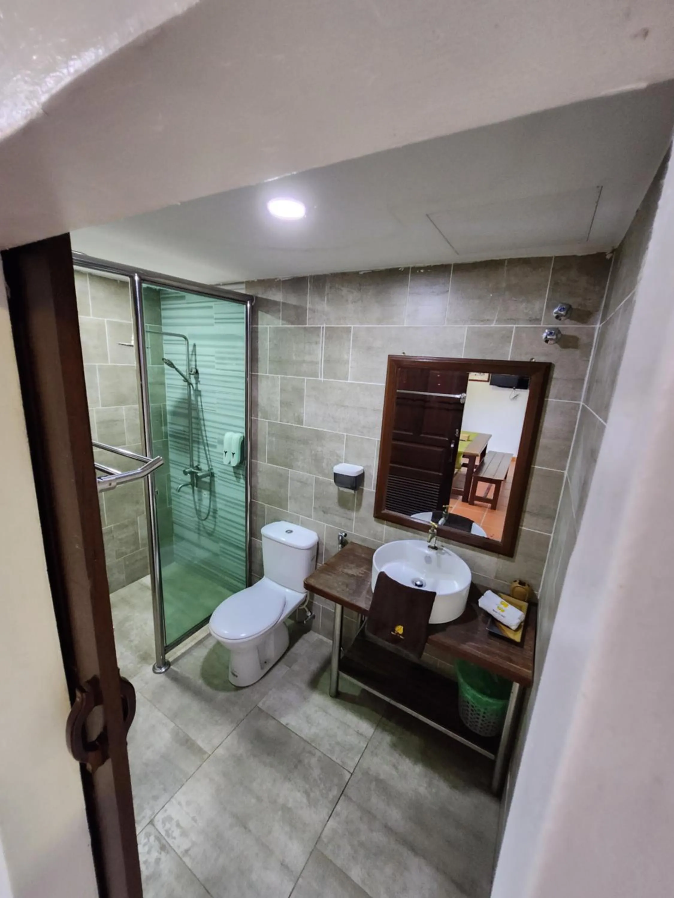 Shower in Uptown Eco Hotel