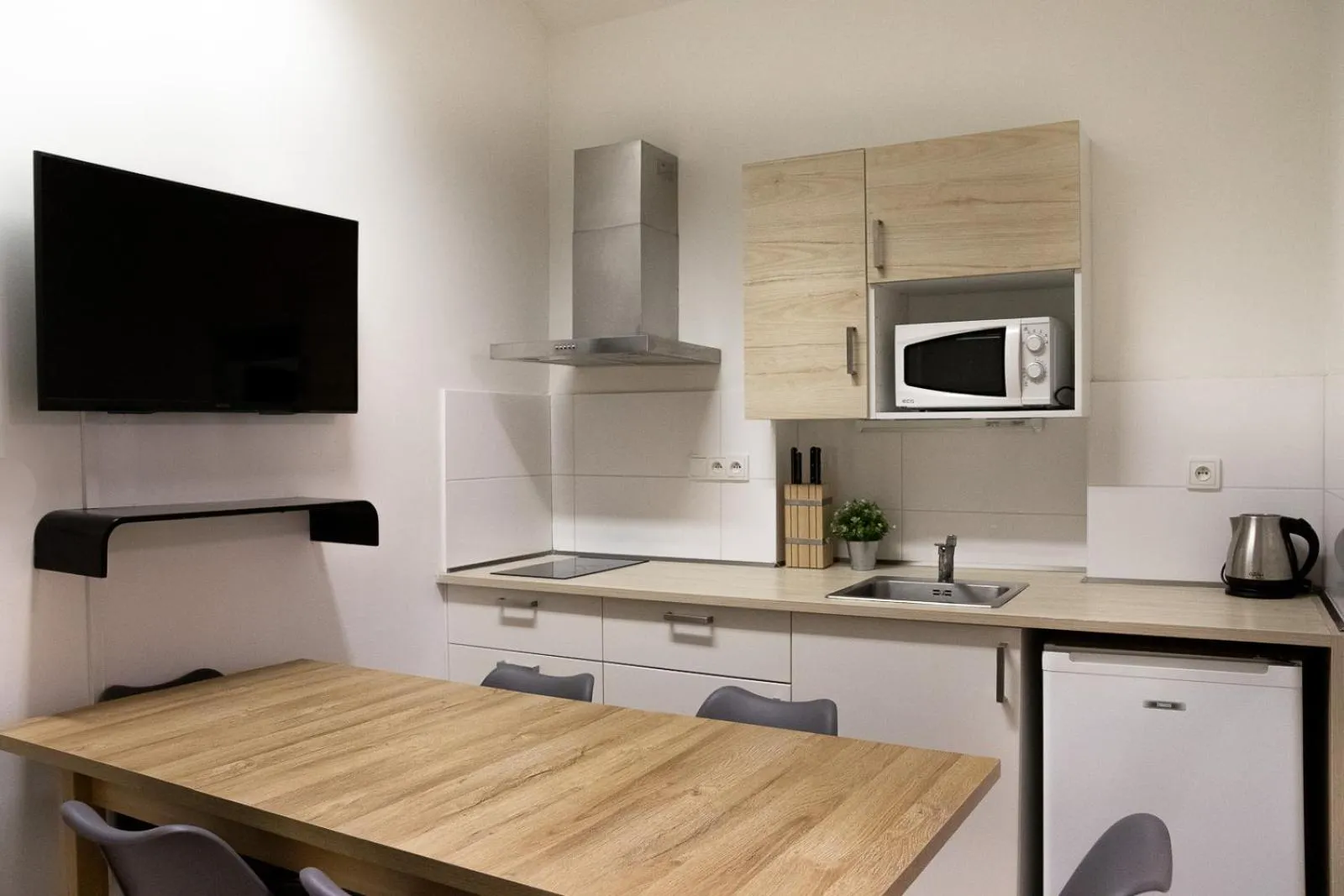 Kitchen or kitchenette in Family Apartments Praha 6