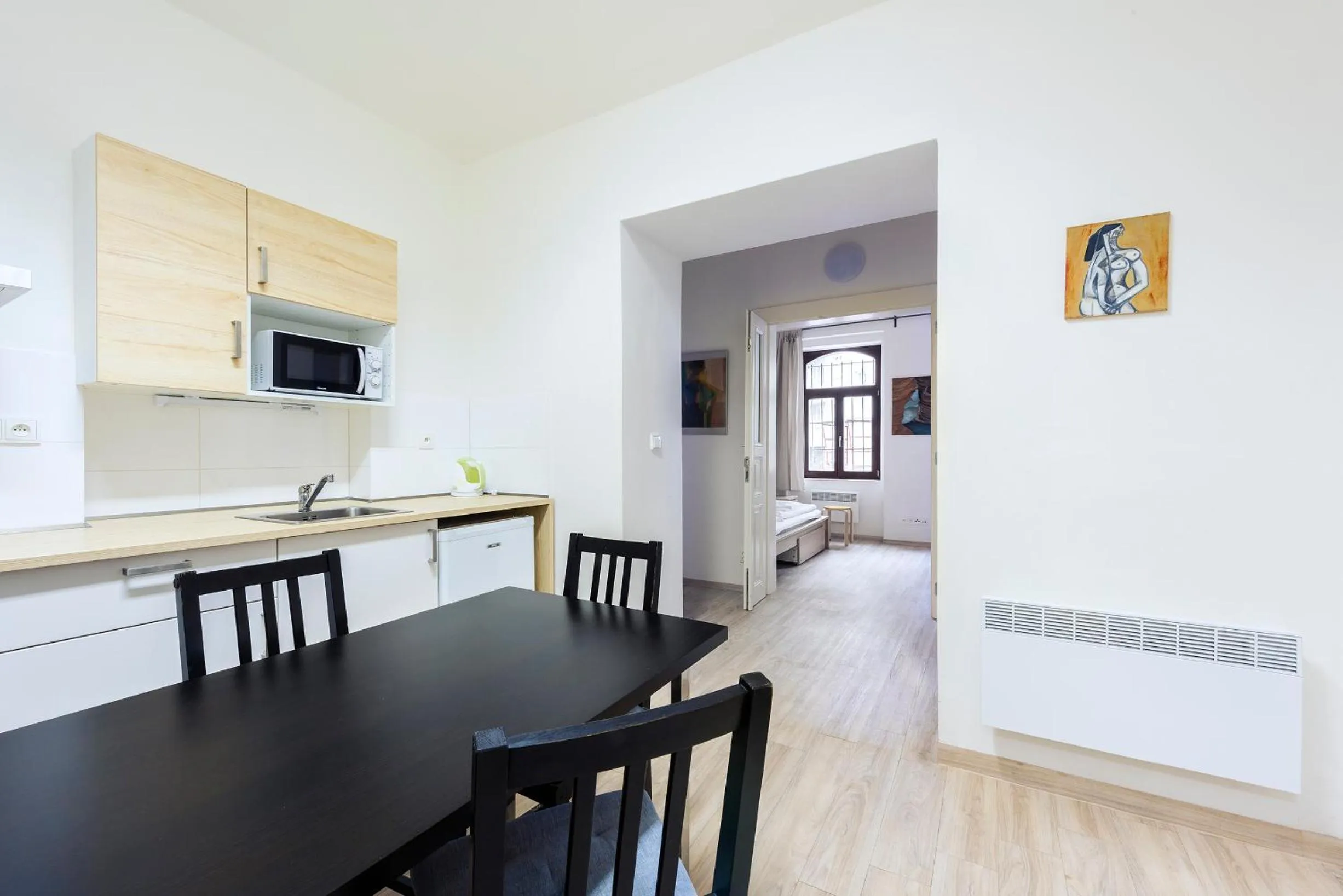 Kitchen or kitchenette in Family Apartments Praha 6