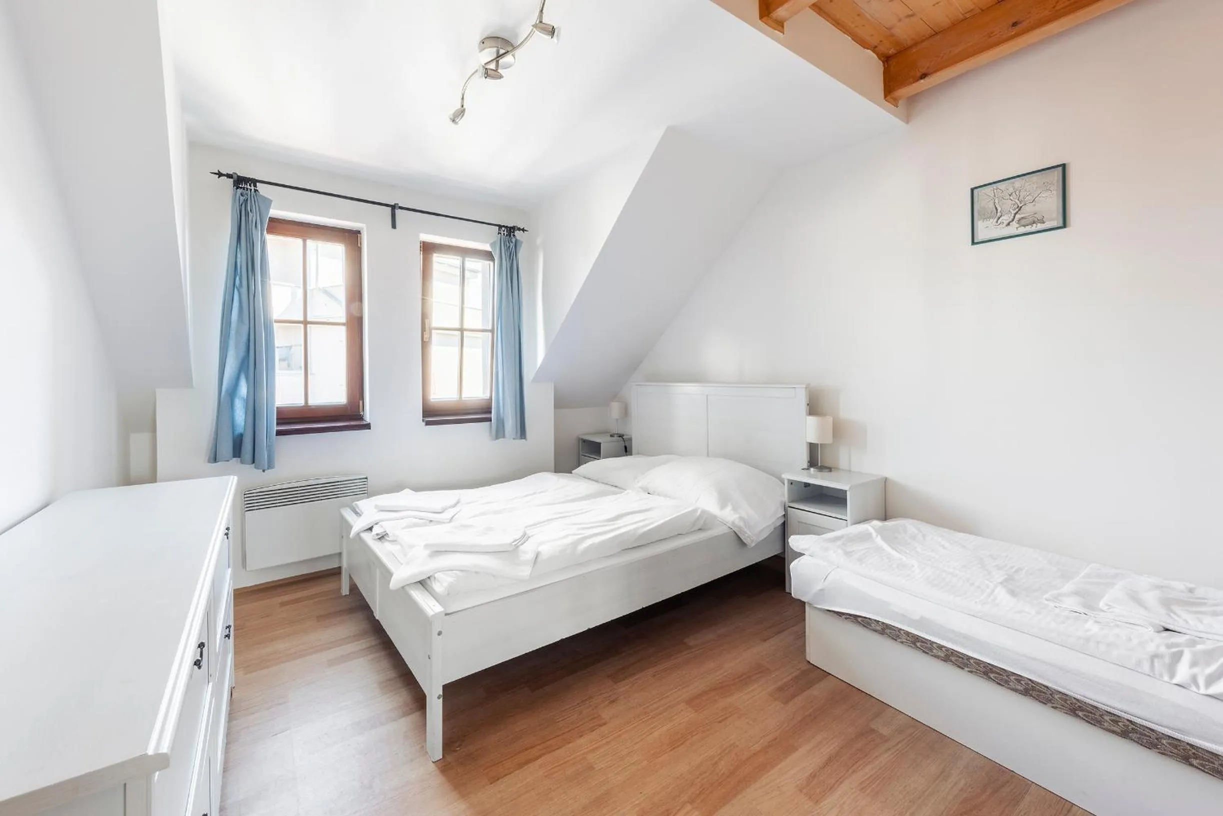 Bedroom, Bed in Family Apartments Praha 6