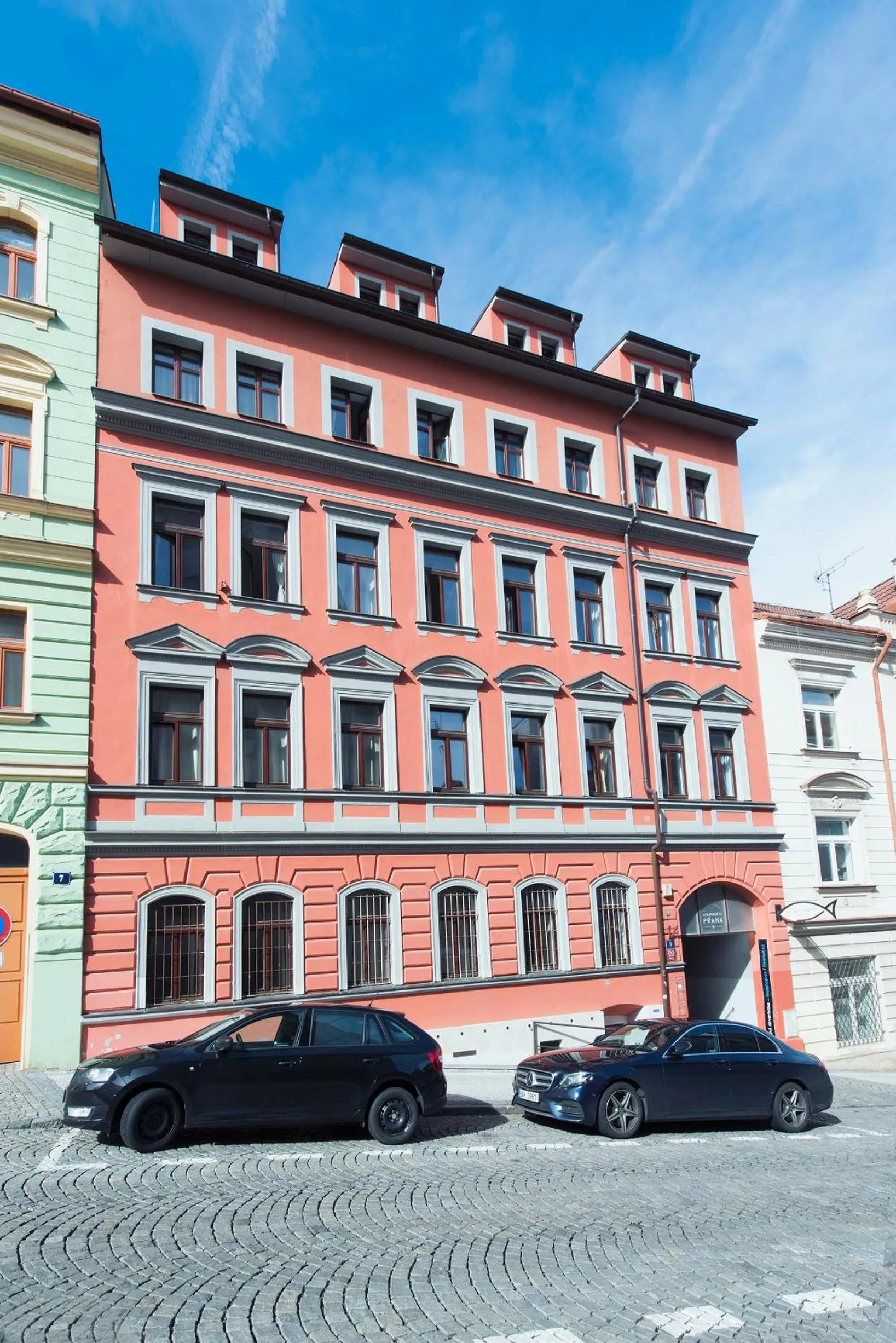 Facade/entrance in Family Apartments Praha 6
